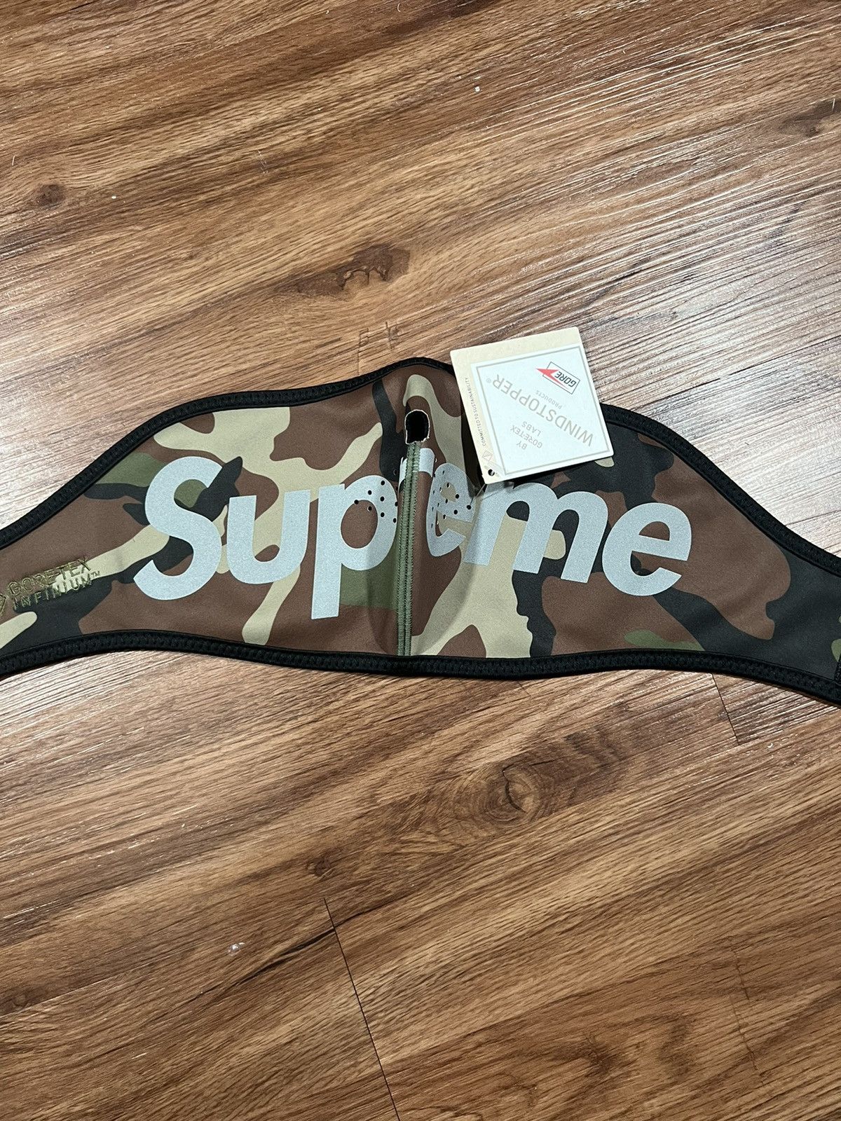 Goretex × Supreme Supreme WINDSTOPPER® Facemask - Camo | Grailed