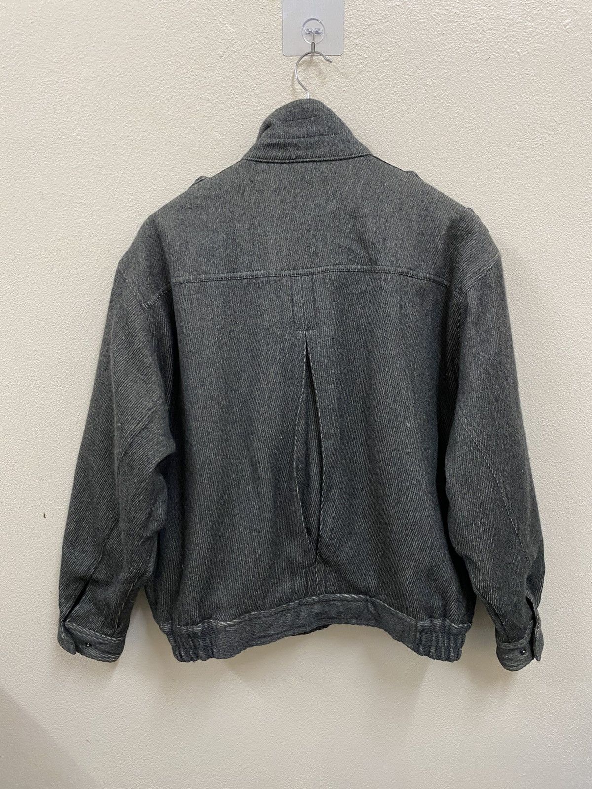 Issey Miyake VTG 80s ORORA Wool Jacket Bomber Issey Miyake Style Size US L / EU 52-54 / 3 - 15 Thumbnail