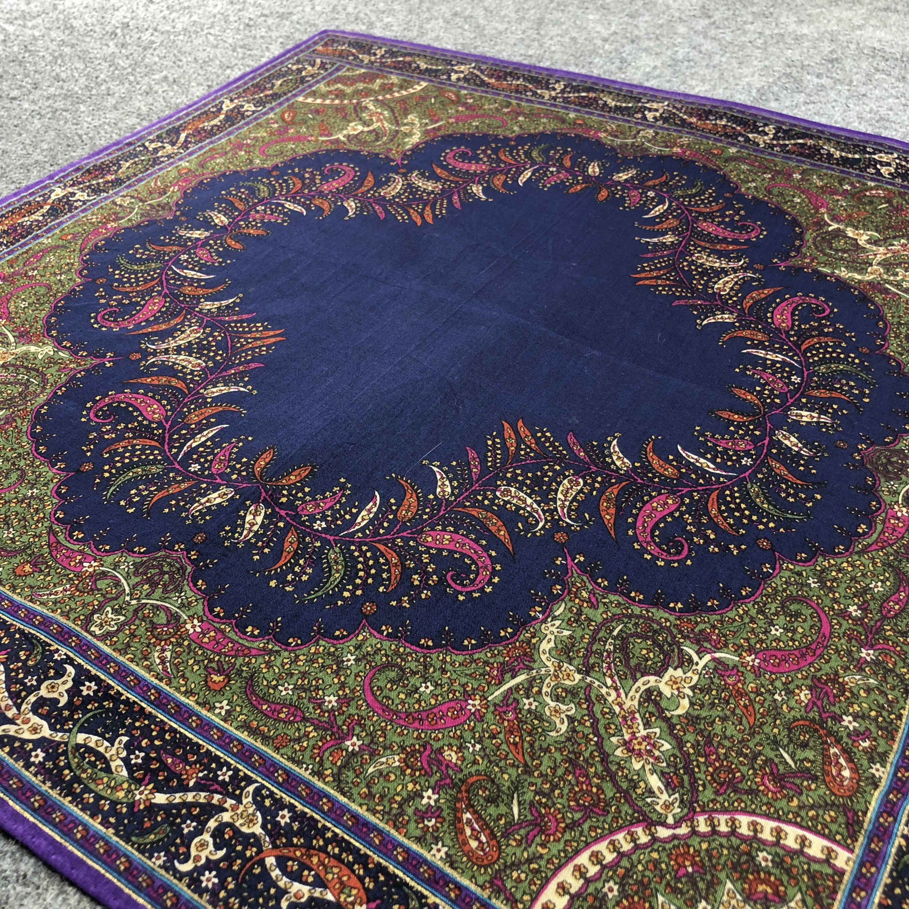 Lanvin × Vintage Lanvin Paisley Handkerchief Neckerchief Bandana H2729 Size ONE SIZE - 3 Thumbnail