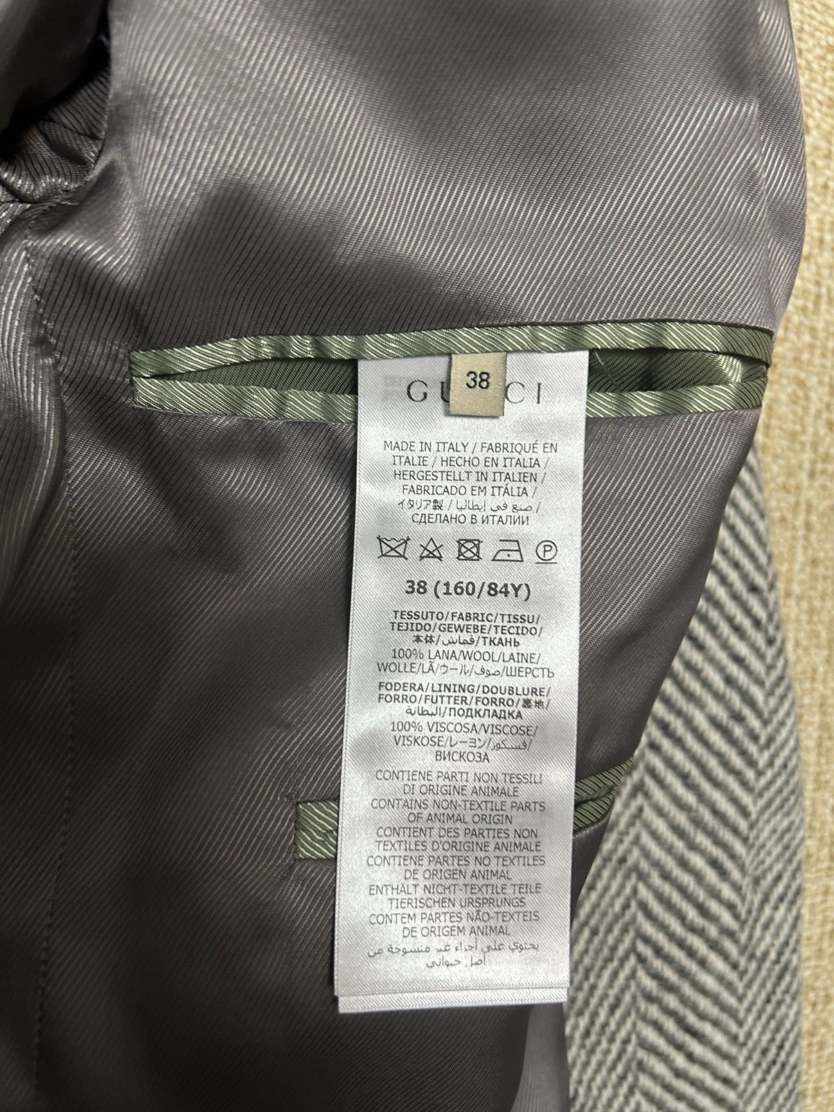 Gucci Gucci Single-Breasted Oversize Blazer size IT 38 Size XS / US 0-2 / IT 36-38 - 6 Thumbnail