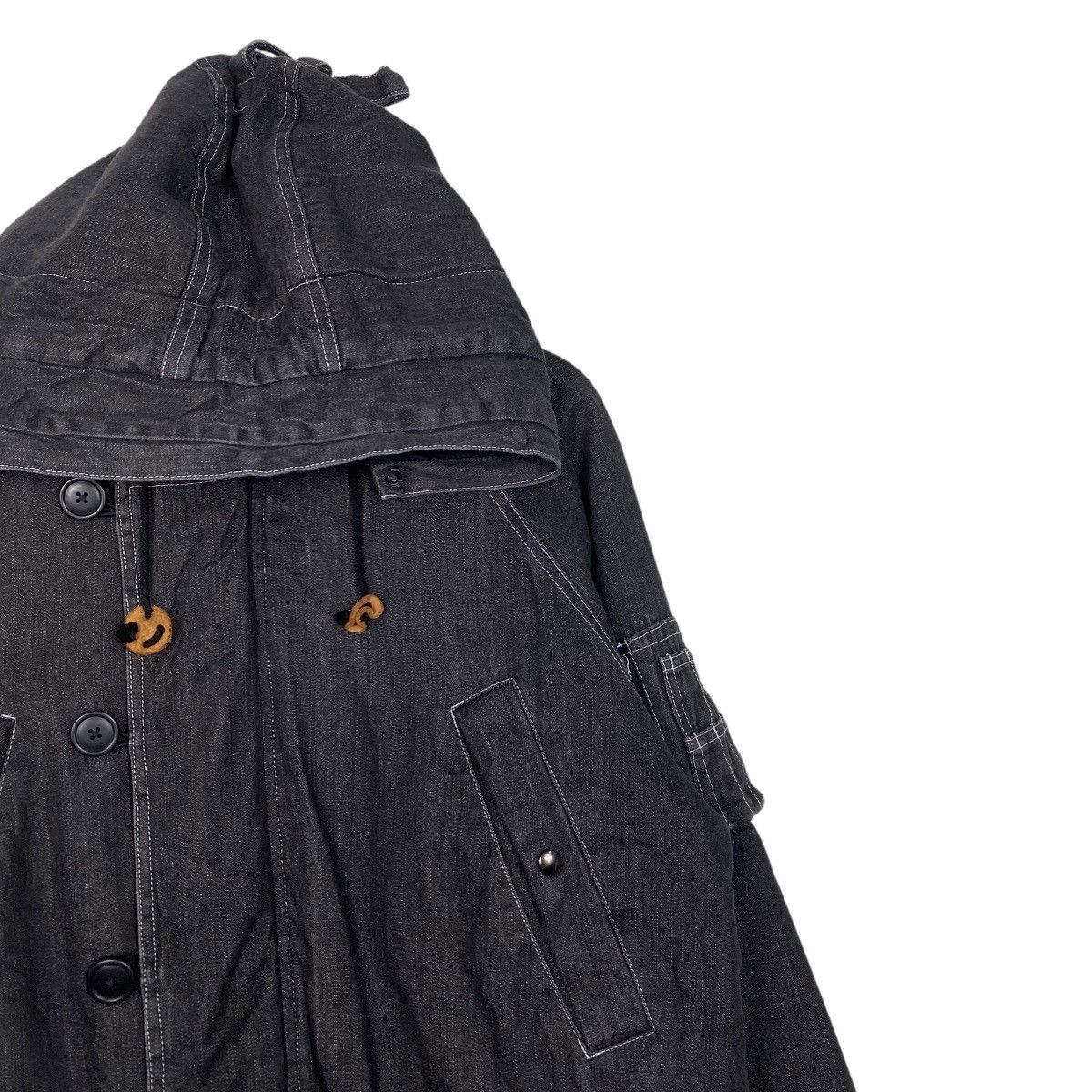 Japanese Brand × Johnbull Johnbull denim parka jacket Size US M / EU 48-50 / 2 - 5 Thumbnail