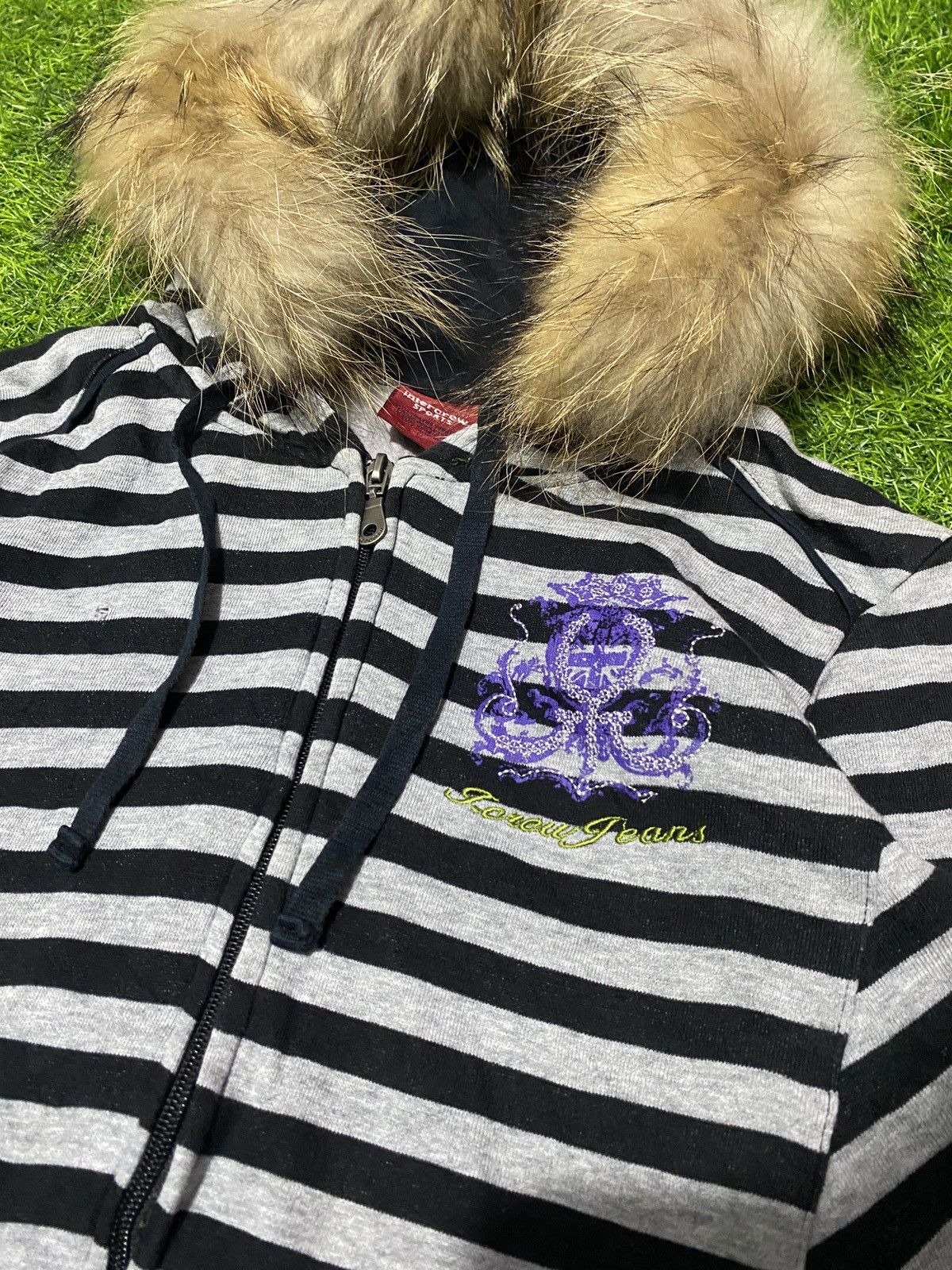 If Six Was Nine × Japanese Brand × Le Grande Bleu (L.G.B.) Intercrew hoodie faux fur ifsix lgb style Size US M / EU 48-50 / 2 - 3 Thumbnail