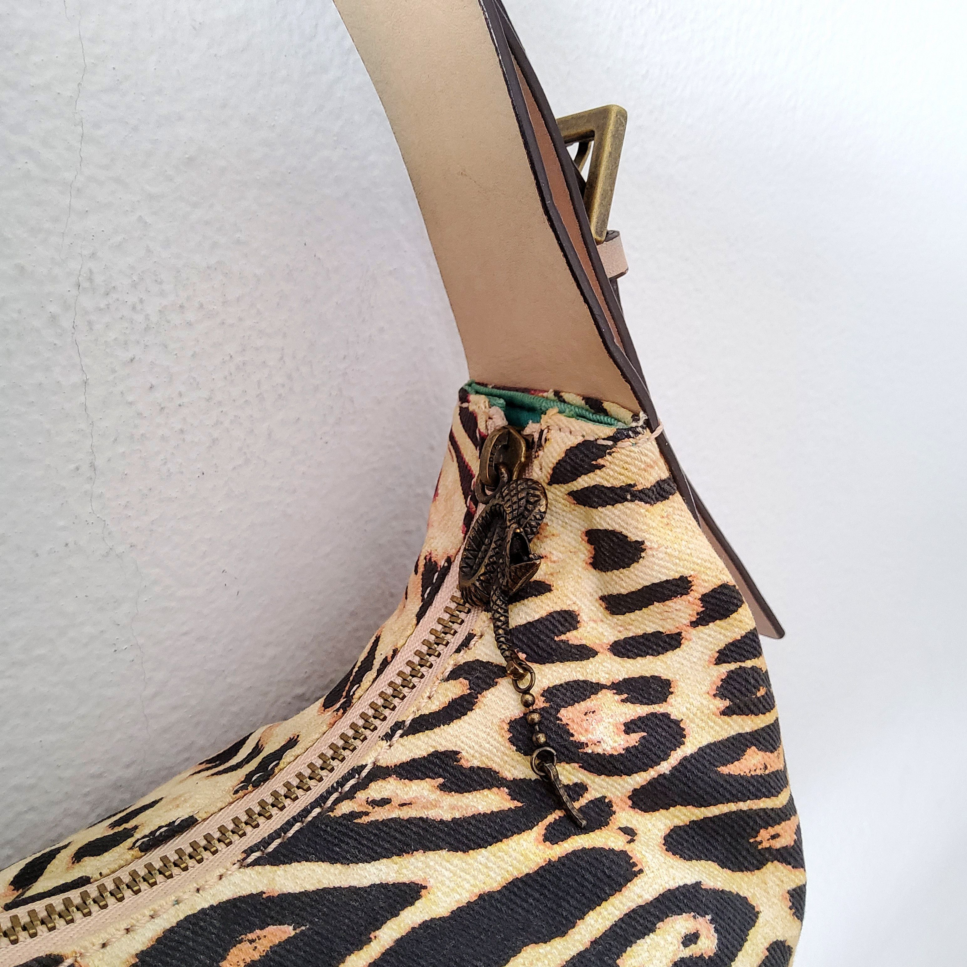 Roberto Cavalli Roberto Cavalli vintage y2k studded leopard shoulder handbag Size ONE SIZE - 6 Thumbnail