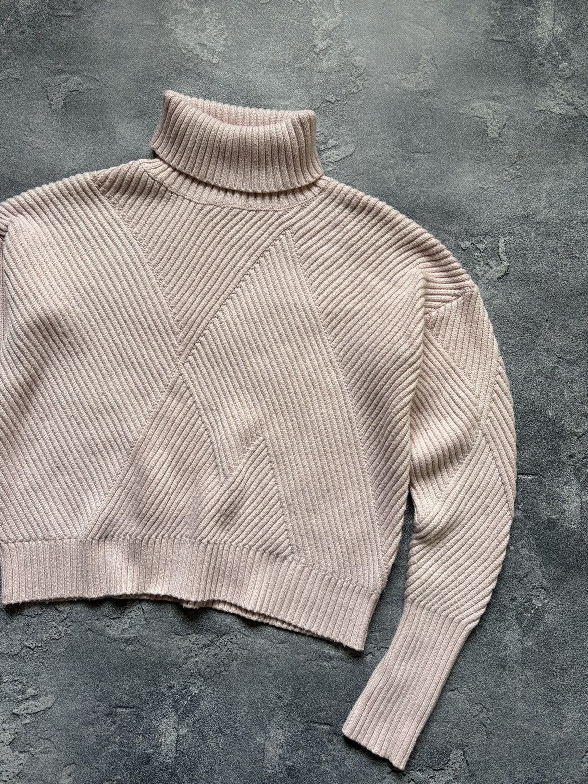 Loro Piana Vintage Loro Piana Luxury Pink Wool Knit Turtleneck Sweater Size S / US 4 / IT 40 - 3 Thumbnail