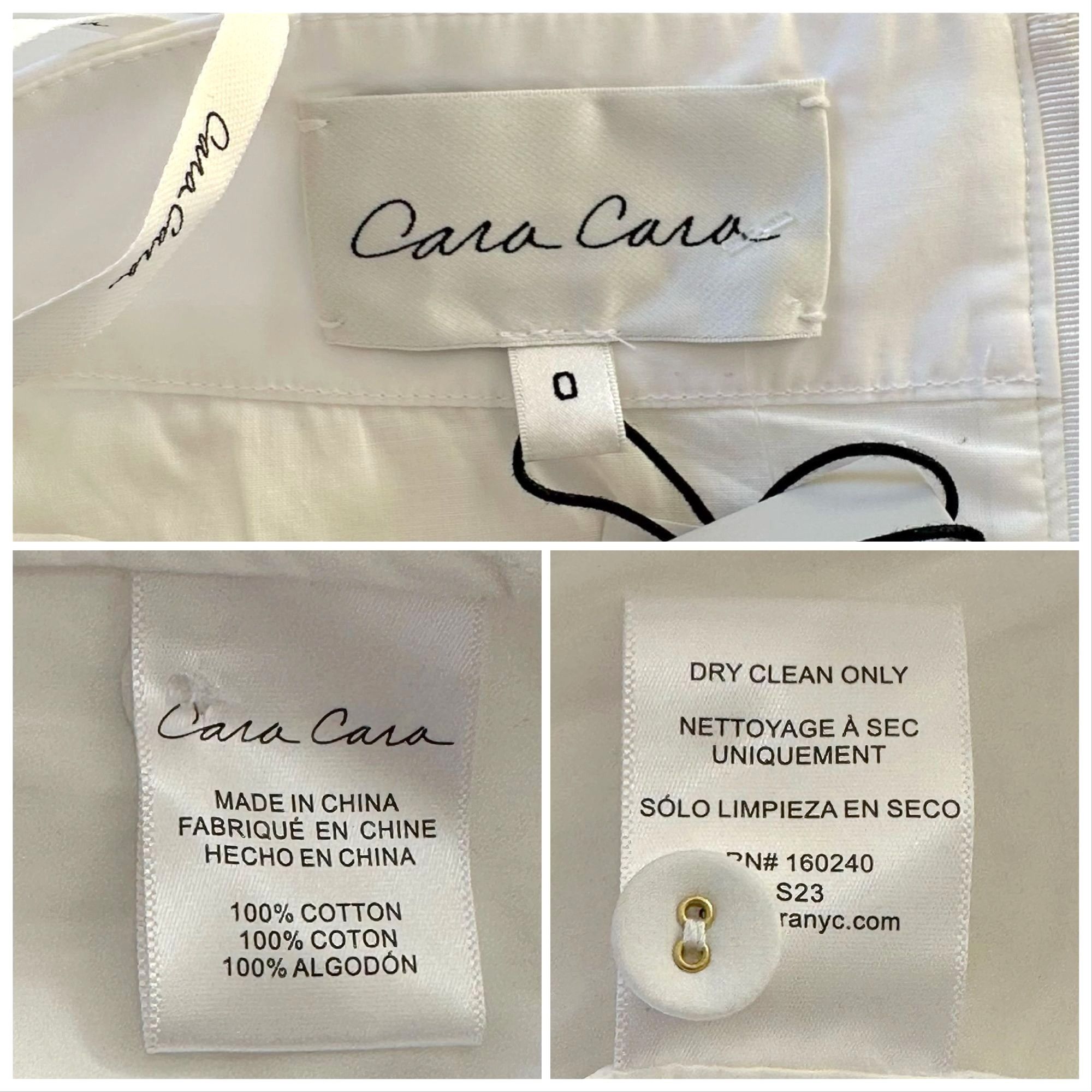 Other Cara Cara Georgica Skirt Size 0, White, New with tag Size 25" / US 0 / IT 36 - 4 Thumbnail