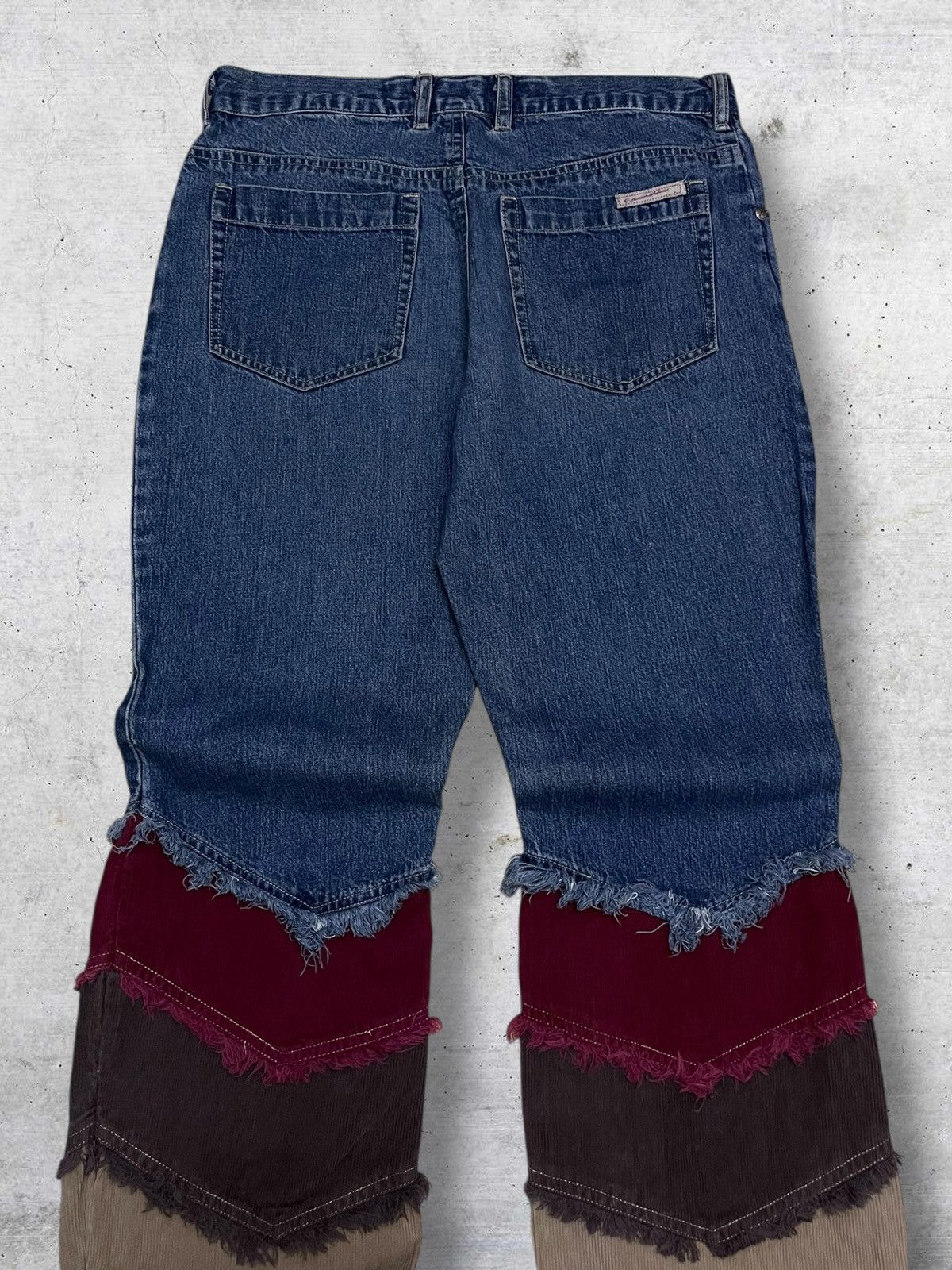Beauty Beast VINTAGE FANTASTIC JAPAN 90S DESIGNER KINKY FLARED OG DENIM Size US 30 / EU 46 - 10 Thumbnail