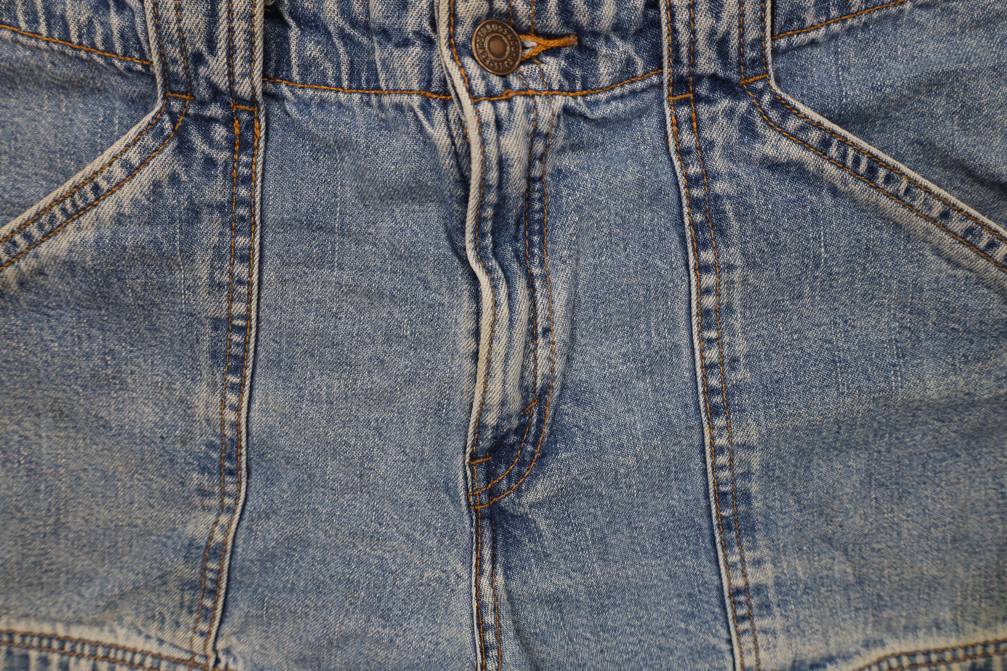 Levi's × Vintage Vintage 90s Levis Big Pocket Dungaree Denim Jean Shorts Size 32" / US 10 / IT 46 - 5 Thumbnail