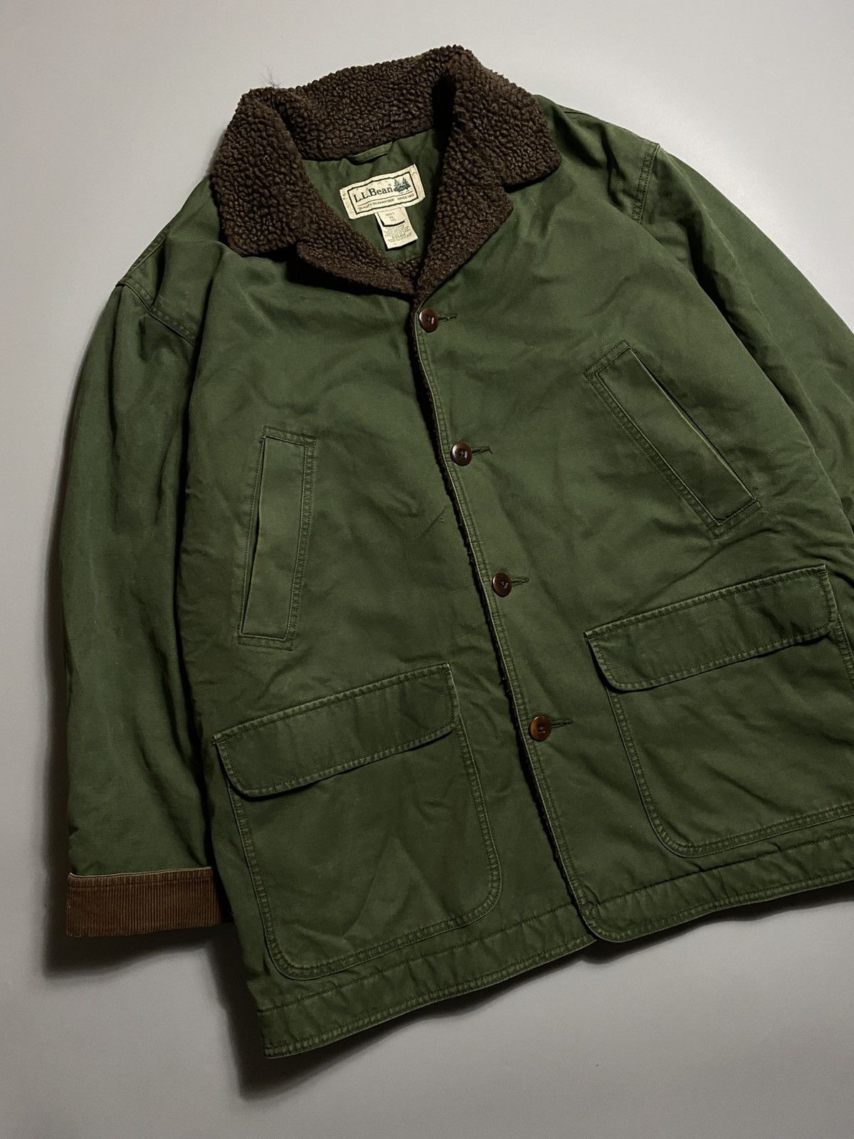 L.L. Bean L.L.Bean real sheepskin hunting jacket vintage USA Size US XL / EU 56 / 4 - 2 Thumbnail