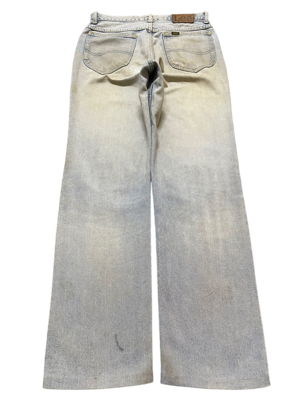 Lee Vintage 90s Lee Faded Wash Distressed Style Loose Jeans Size US 30 / EU 46 - 2 Thumbnail