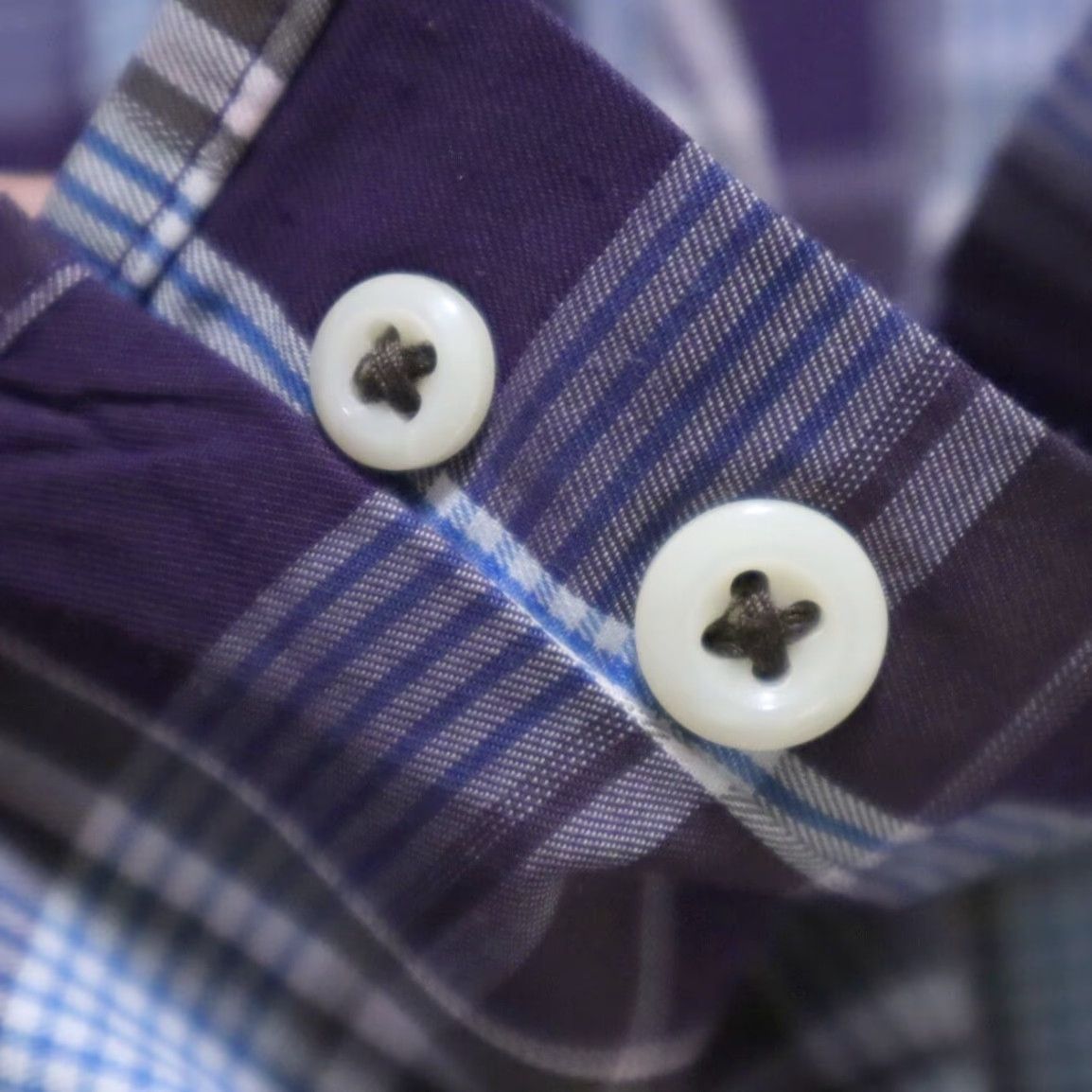 Peter Millar Peter Millar Shirt Plaid Purple Long Sleeve Button Down Men's M Size US M / EU 48-50 / 2 - 6 Thumbnail