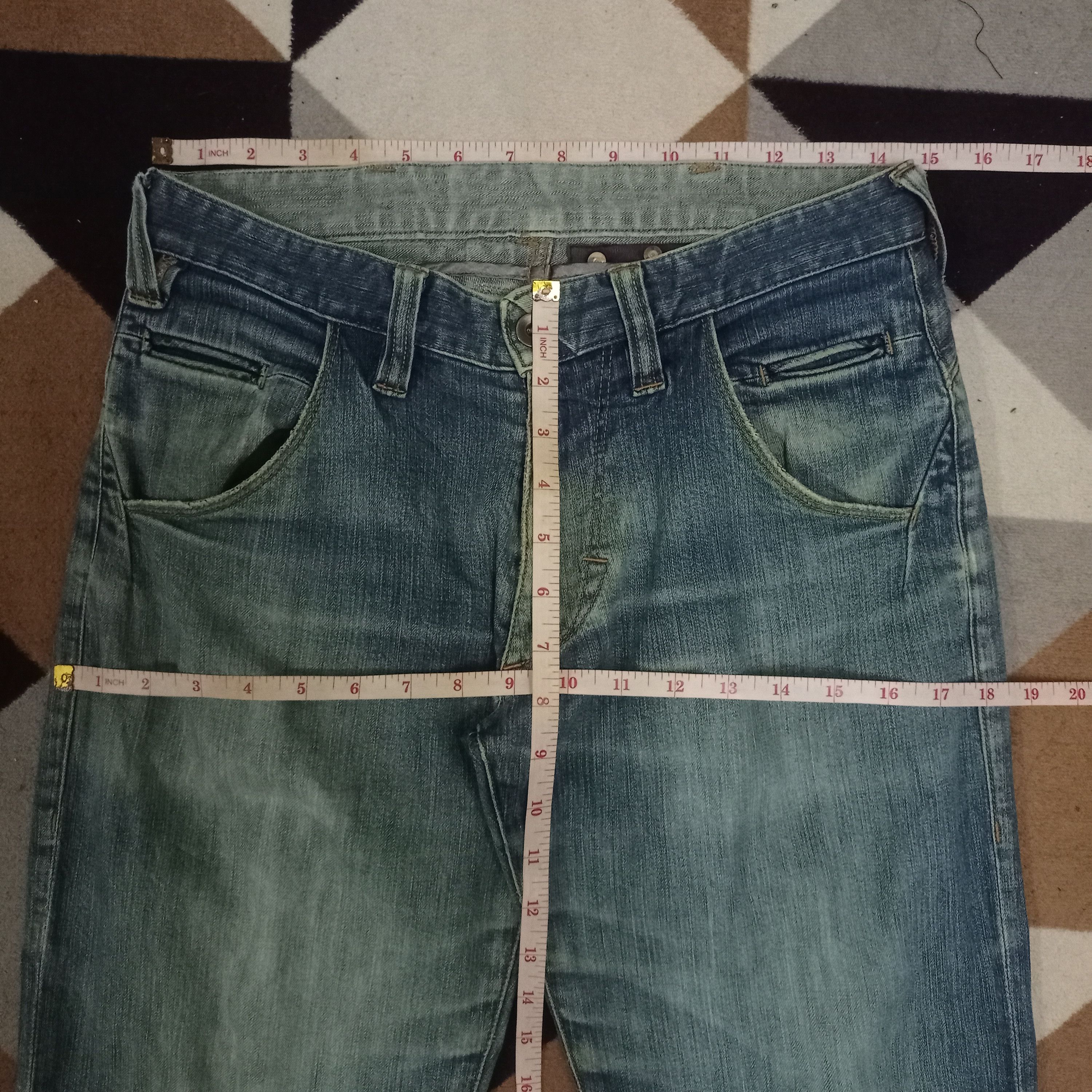 Japanese Brand Vintage Japanese Brand Buckle Style Ripped Jeans 29x32 Size US 29 - 9 Thumbnail