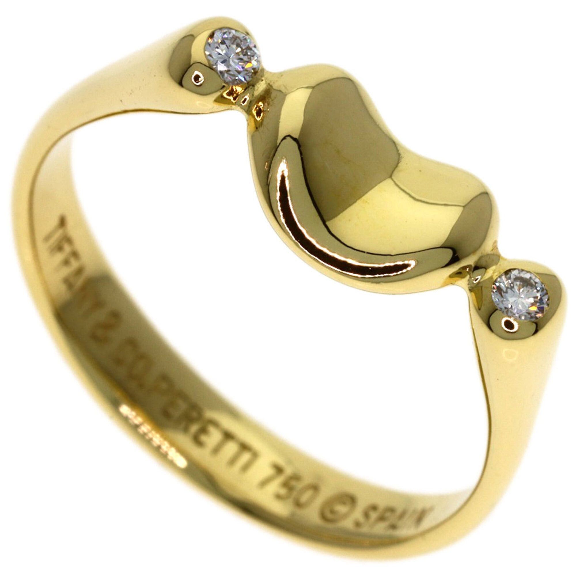 Tiffany & Co. Tiffany & Co. Bean 2-Piece Diamond Ring, 18K Yellow Gold, Women's. Size ONE SIZE - 1 Thumbnail