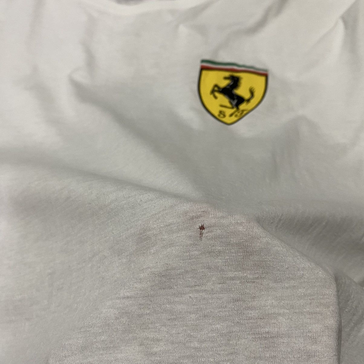 Ferrari × Vintage Vintage 90s Ferrari OG Logo T Shirt Made in Italy Size US M / EU 48-50 / 2 - 13 Thumbnail