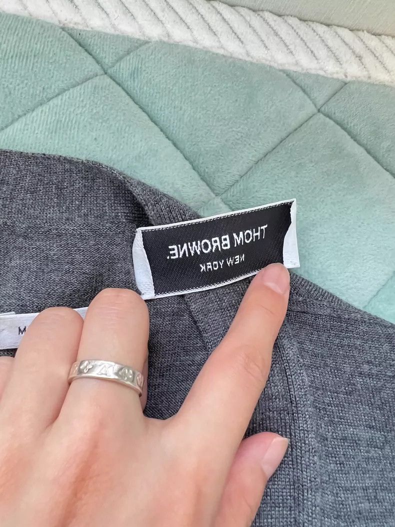 Thom Browne Thom Browne Shirt knit sweater Size US M / EU 48-50 / 2 - 3 Thumbnail