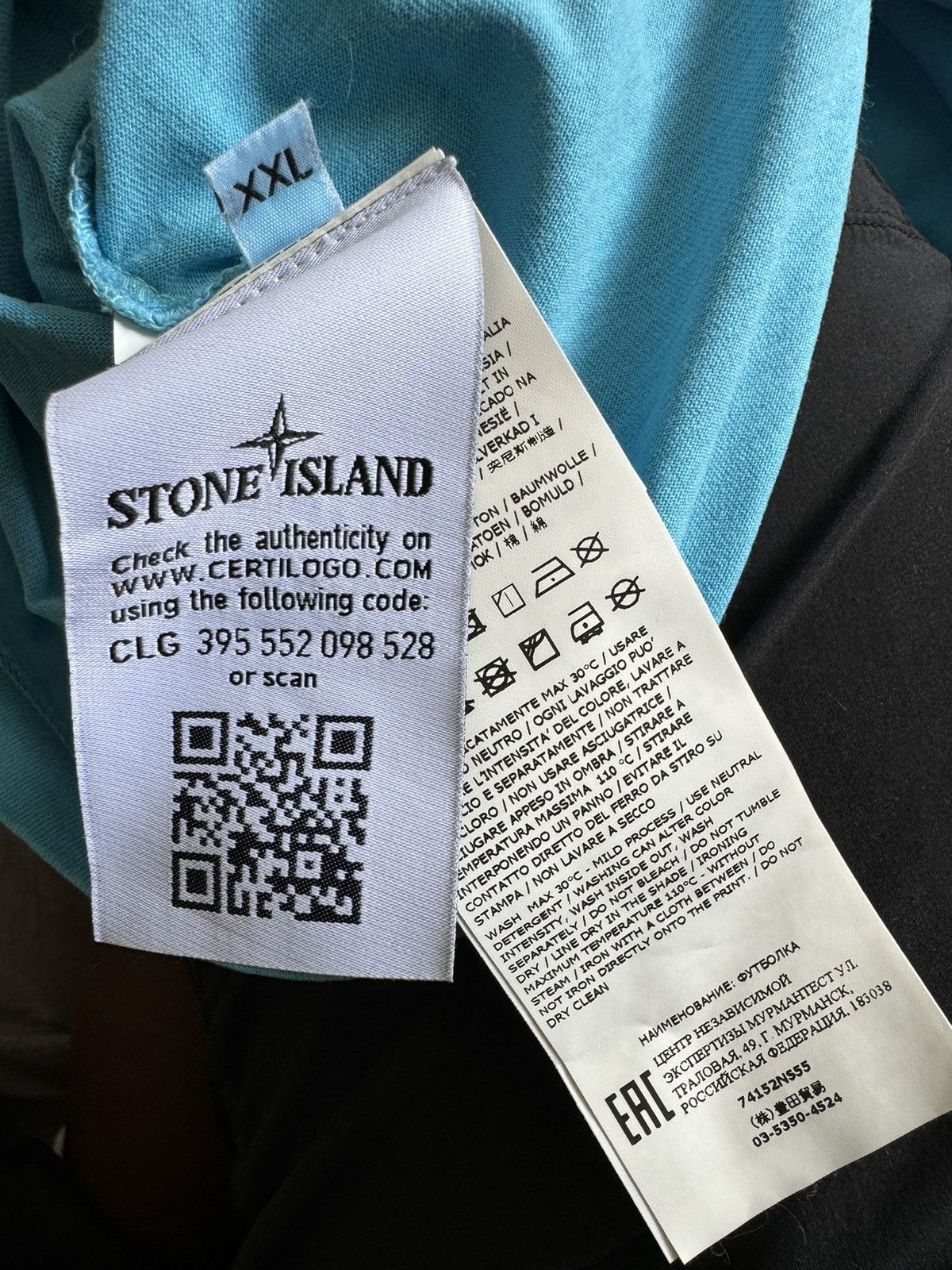 Stone Island MSRP $215 Stone Island Tee Limited Very Rare Size US XXL / EU 58 / 5 - 4 Thumbnail