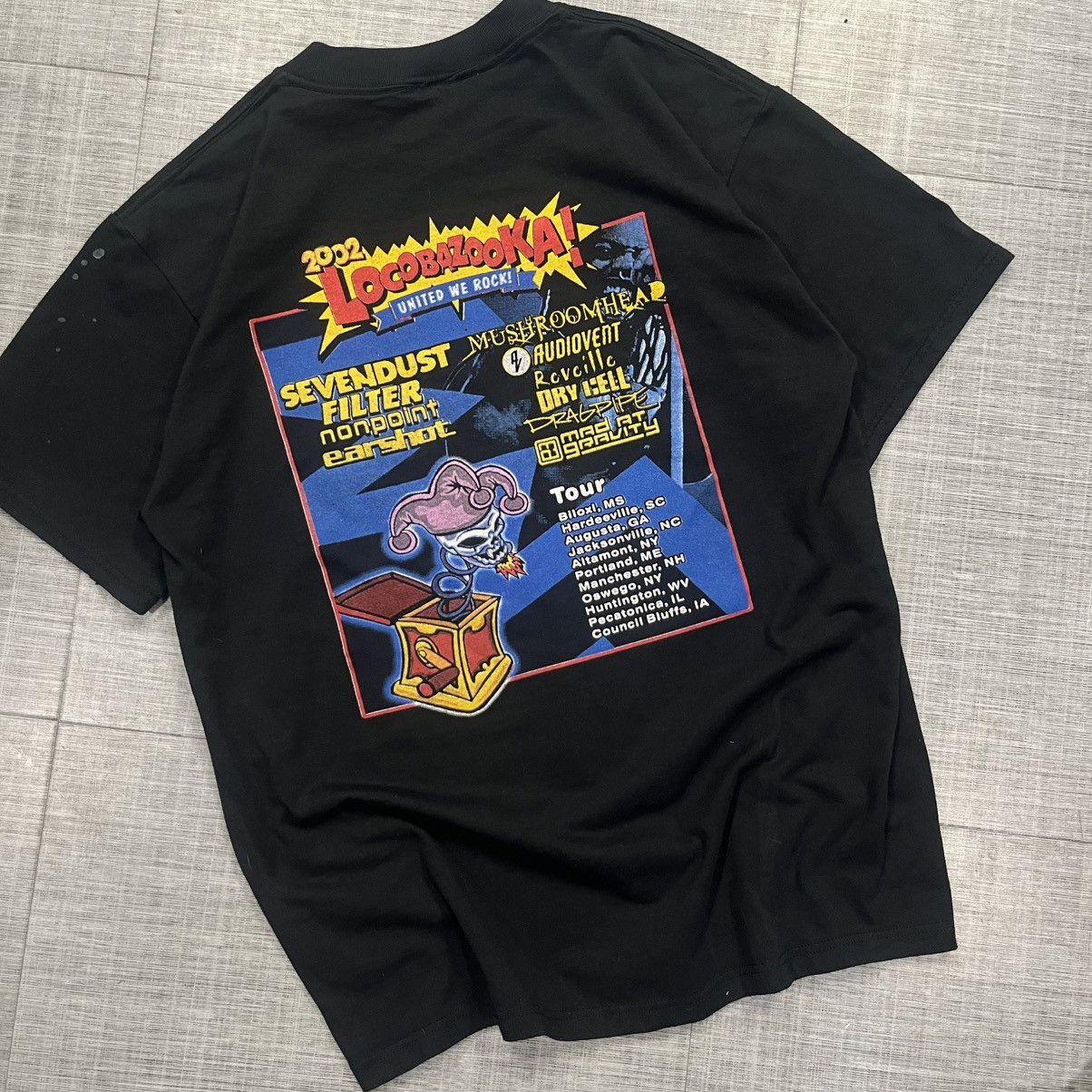 Band Tees × Vintage VTG 2002 Lolapaloza United We Rock Tee Size US XL / EU 56 / 4 - 5 Thumbnail