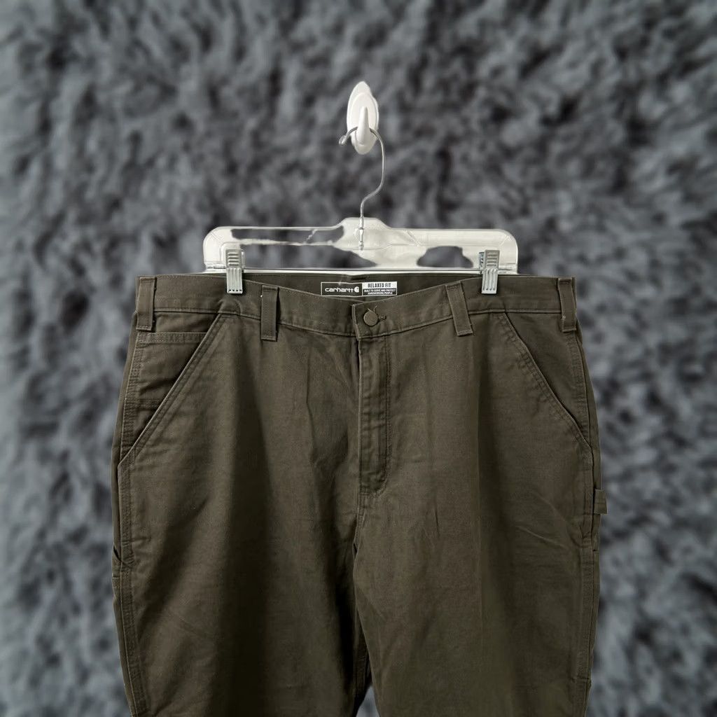 Carhartt Carhartt Work Pants Mens Sz 40x30 Brown Relaxed Fit Twill Utility BN0324M Size US 40 / EU 56 - 1 Thumbnail