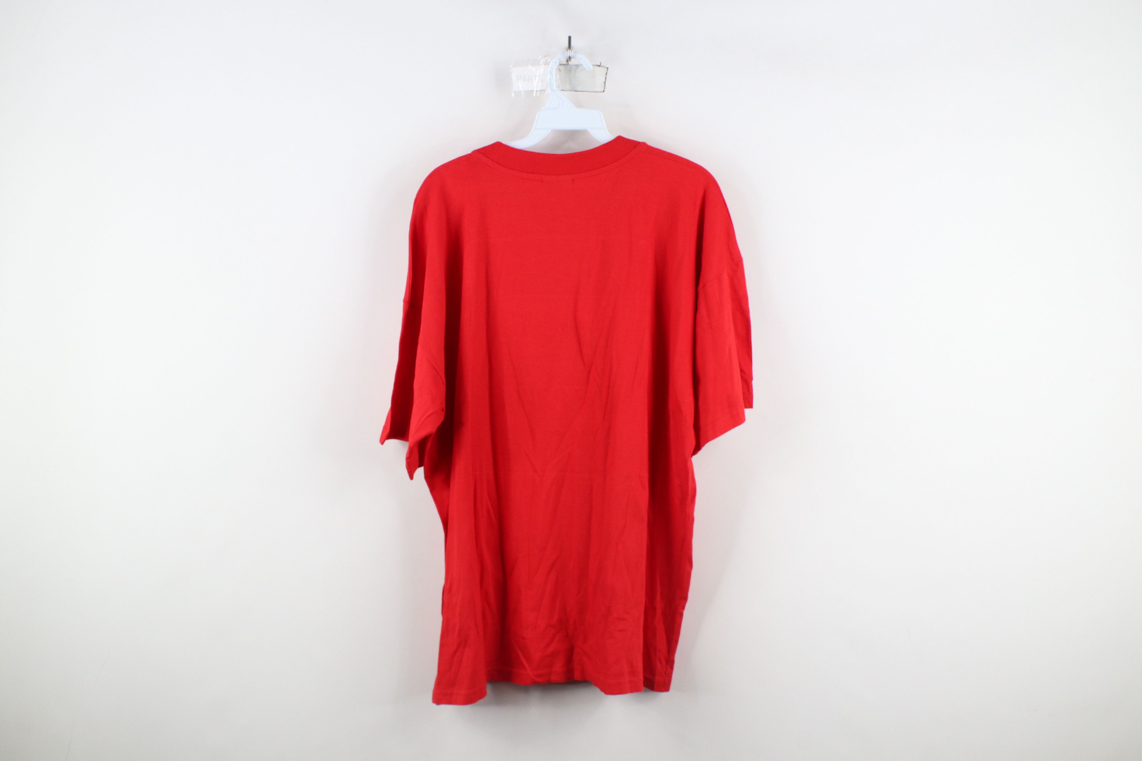 Vintage Vintage 90s Streetwear Mozart Austria Music T-Shirt Red Size US XXL / EU 58 / 5 - 12 Thumbnail