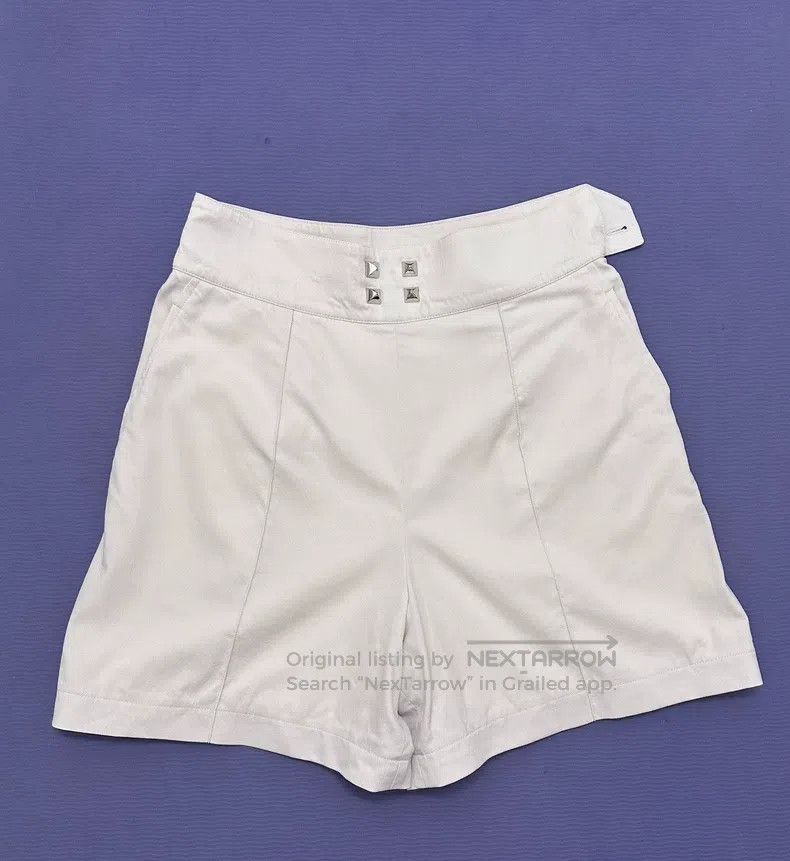 Hermes Hermes White Shorts Size 25" / US 0 / IT 36 - 1 Thumbnail