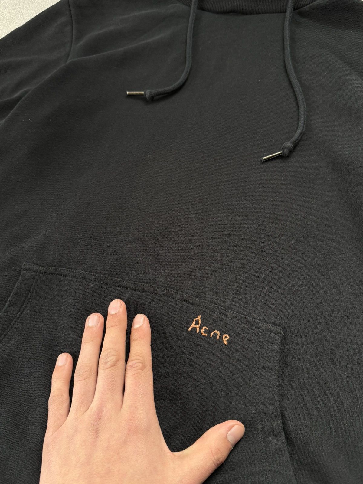 Acne Studios Acne Studios Black Hoodie Oversized Layered Sleeve Pullover Size US S / EU 44-46 / 1 - 3 Thumbnail