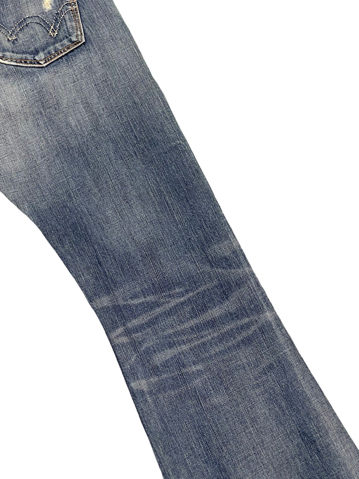 Edwin Flare Jeans Edwin Japan Distress Low Rise Boot Cut 6🟦3 Size US 29 - 17 Thumbnail