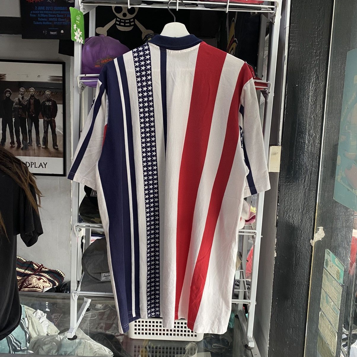 Canterbury of New Zealand × Vintage VERY RARE VINTAGE Canterbury USA Flag Rugby Polo Shirts Size US XXL / EU 58 / 5 - 2 Thumbnail