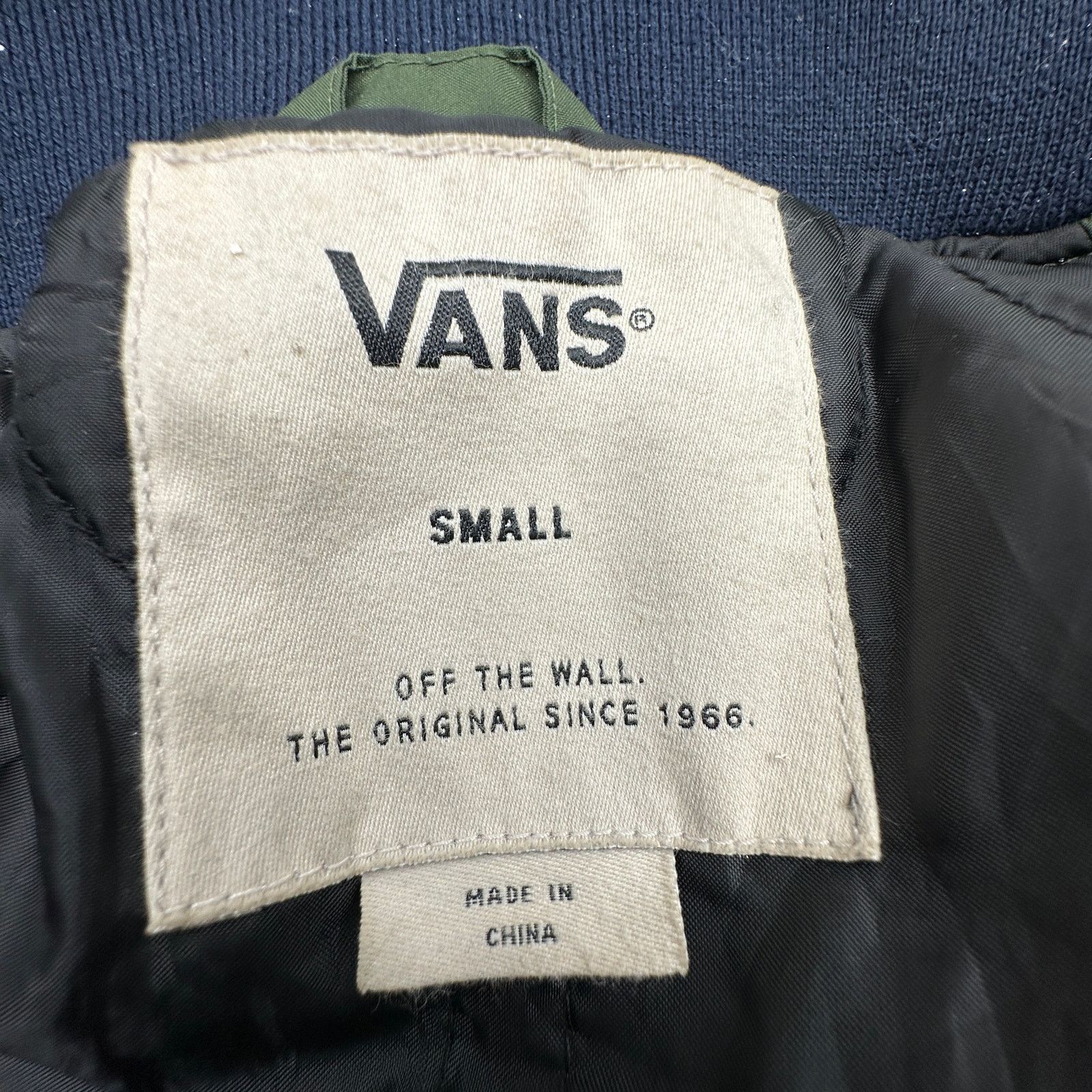 Vans Vans Barlowe Bomber Jacket Mens Small Polyester Full Zip Size US S / EU 44-46 / 1 - 3 Thumbnail