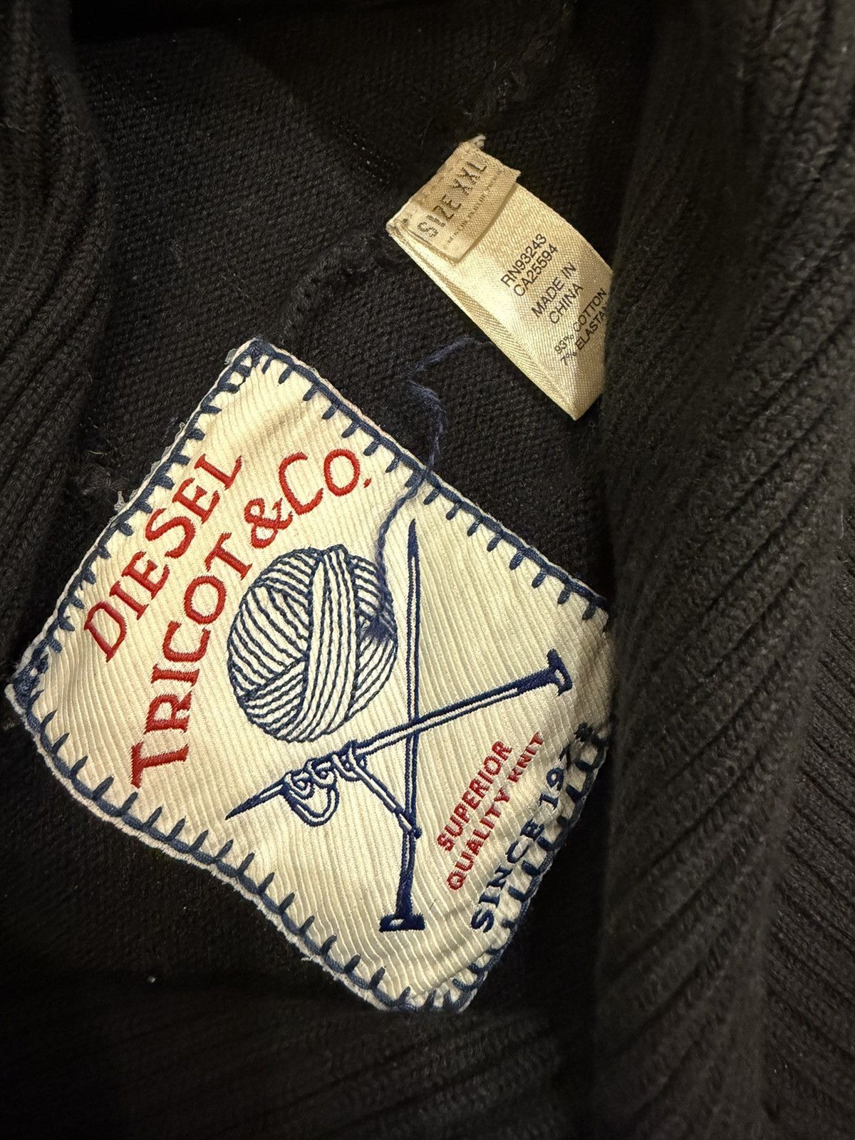 Diesel Diesel Hooded Cardigan Size US XXL / EU 58 / 5 - 3 Thumbnail