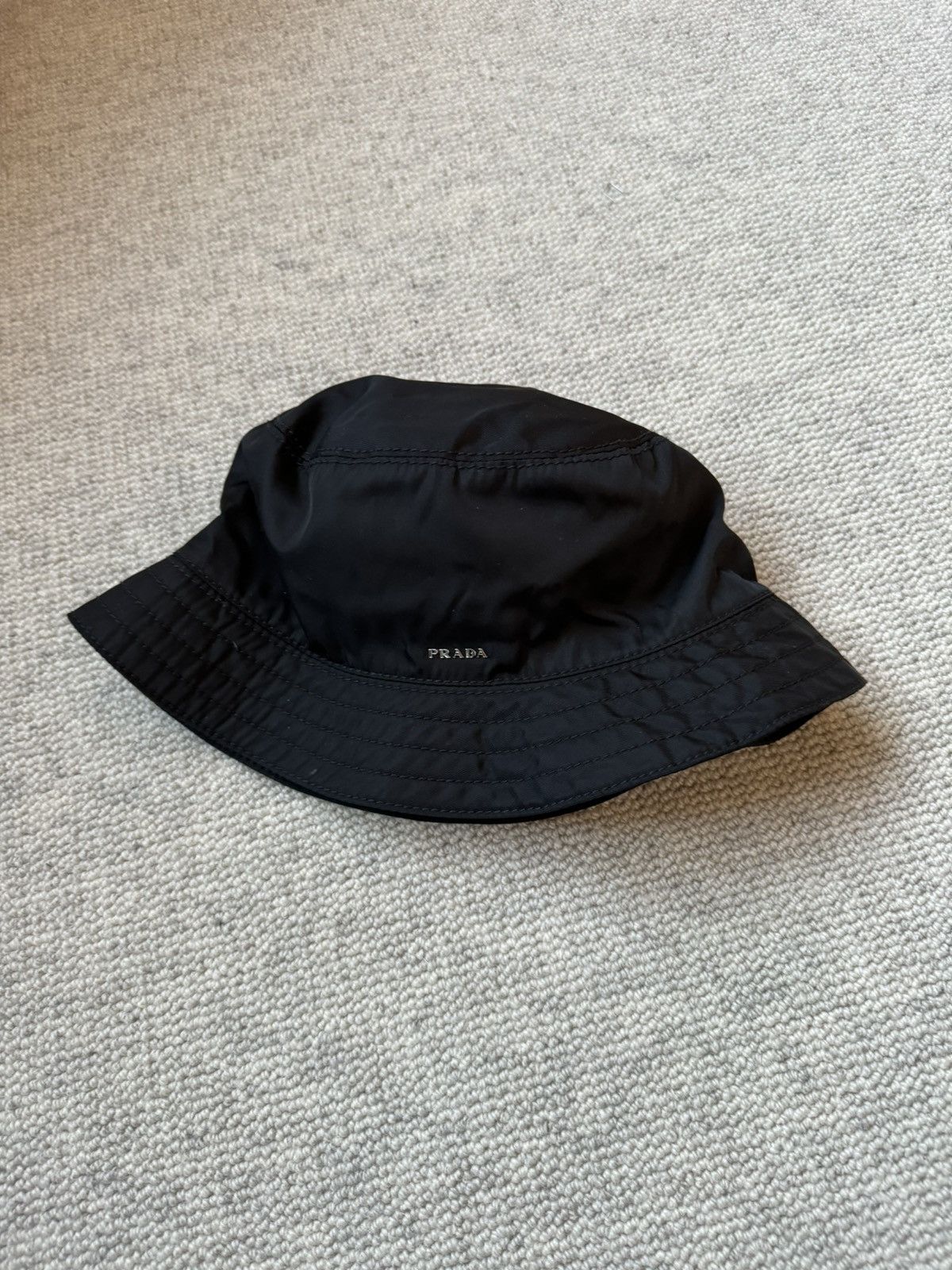 Prada Nylon Bucket Hat MEDIUM