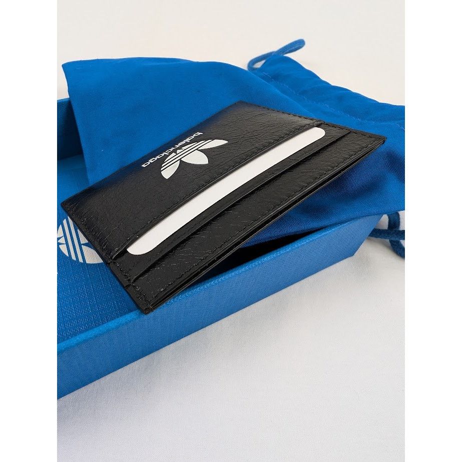 Adidas × Balenciaga o1rshd1 Size: OS / Arena Lamb Card Holder Black/White Size ONE SIZE - 6 Thumbnail