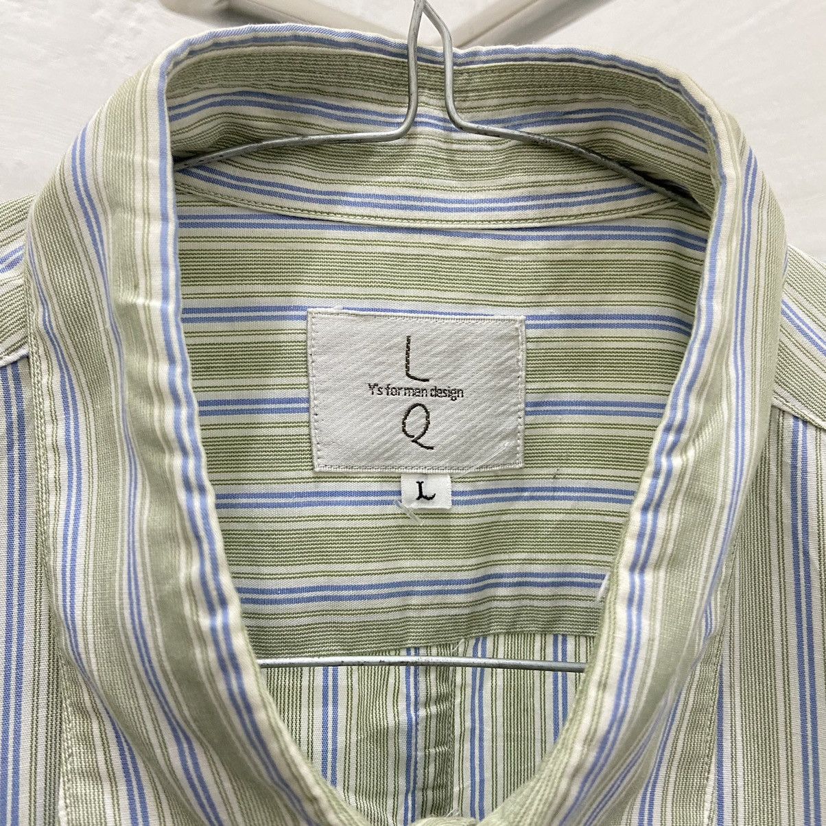 Y's for Men × Yohji Yamamoto Y's For Men Yohji Yamamoto Striped Shirt Size US L / EU 52-54 / 3 - 5 Thumbnail