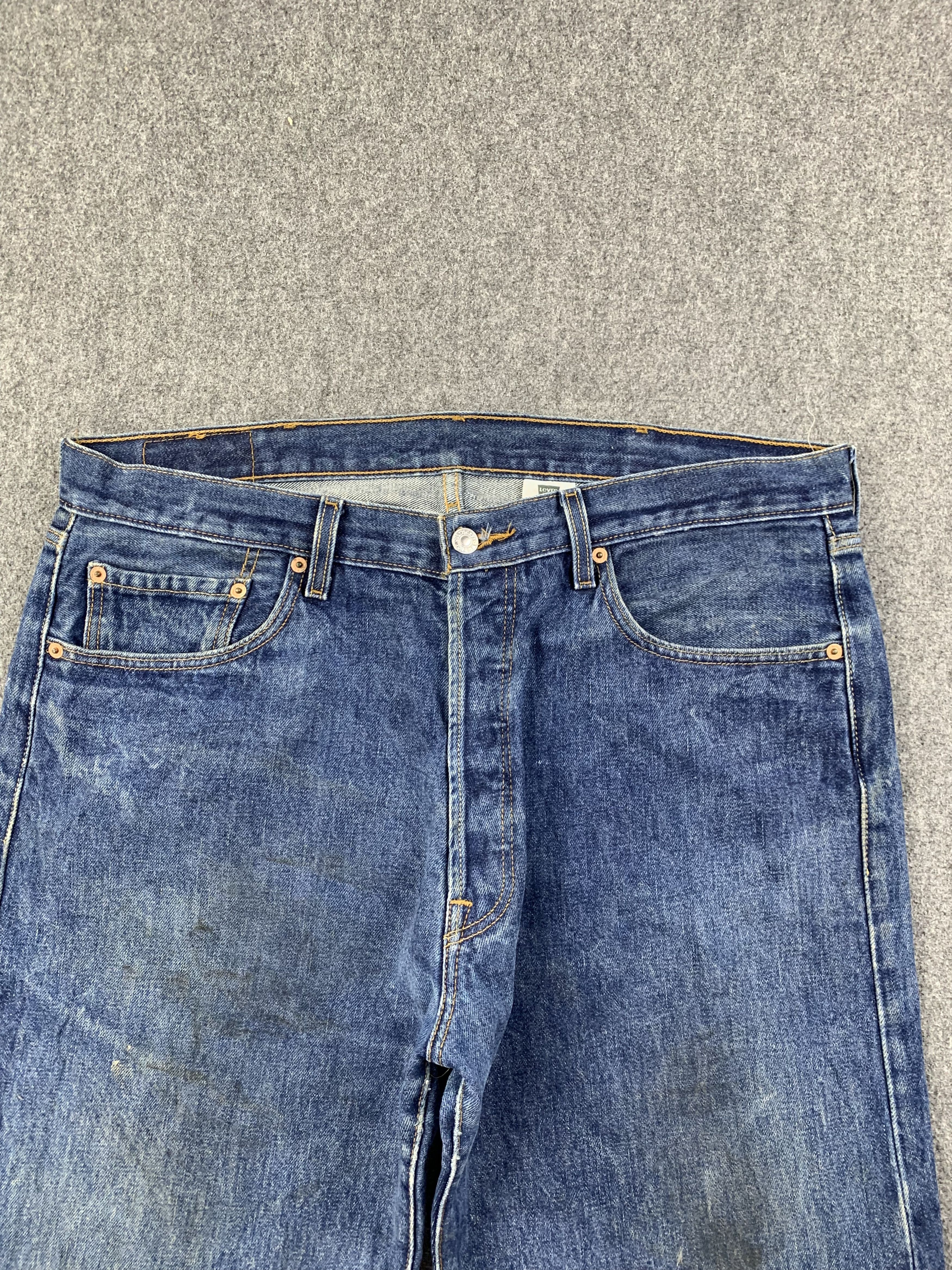 Levi's × Vintage Vintage Levis 501 Faded Blue Jeans DP2204 Size US 38 / EU 54 - 2 Thumbnail