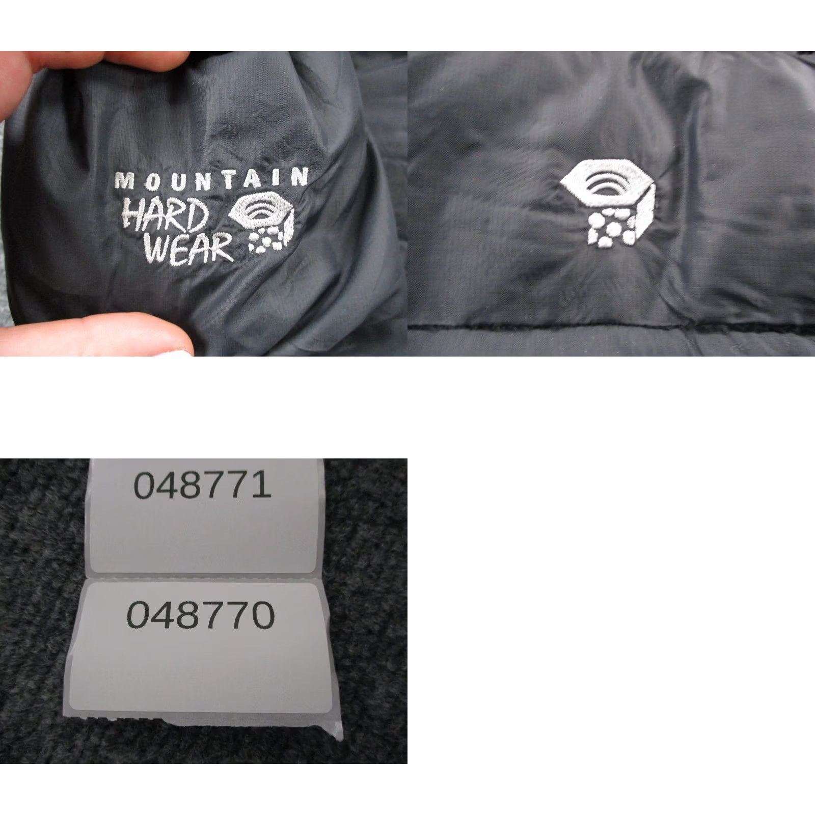 The Mountain Mountain Mountain Hard Wear Jacket Womens M Black Down Hooded Parka Puffer Casual Wind-Resistant Zip Pockets Lining Nylon Front Zip Hoodie Womens Size M / US 6-8 / IT 42-44 - 9 Thumbnail