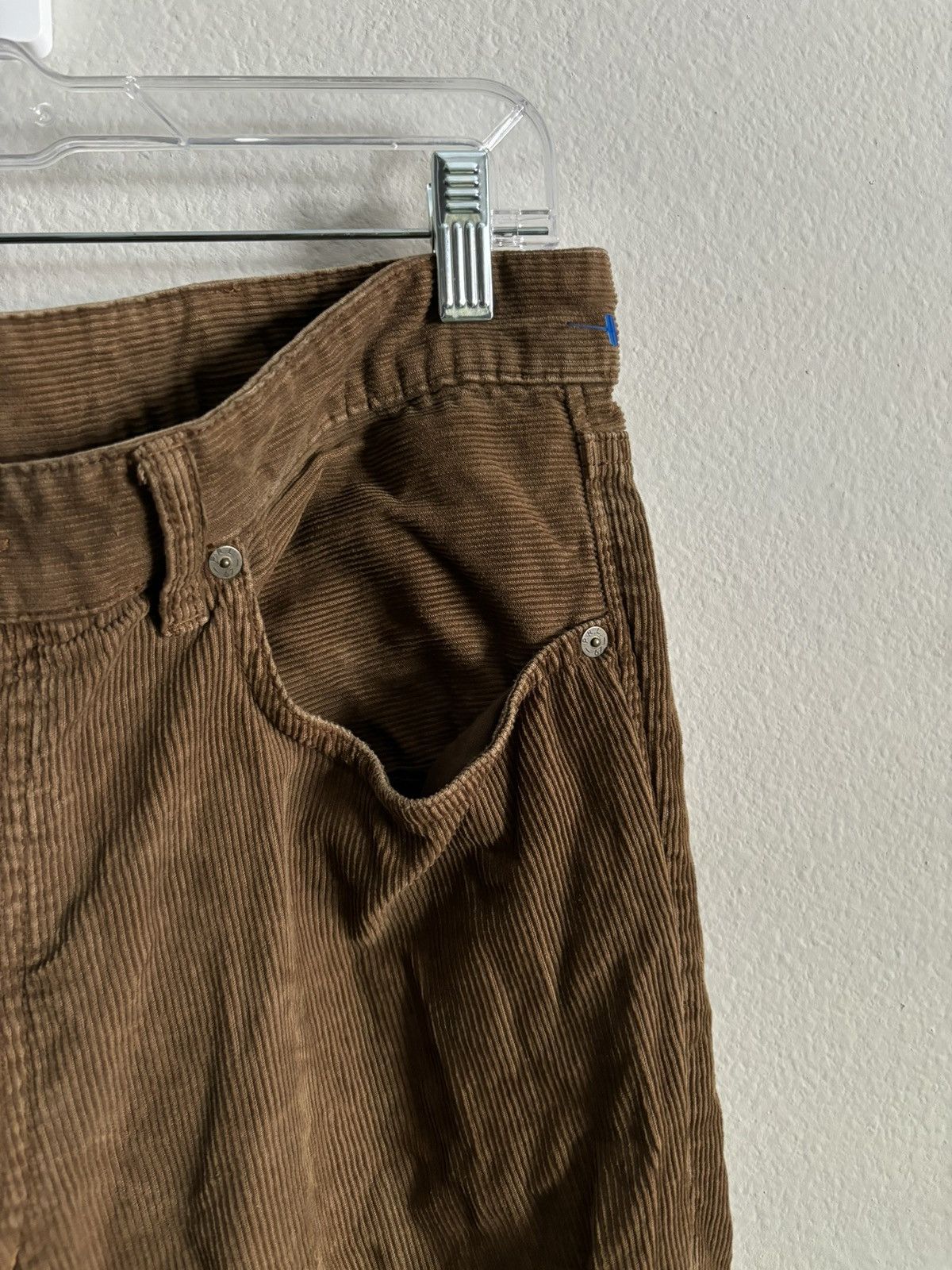 Polo Ralph Lauren Vintage Polo Ralph Lauren Men's Brown Corduroy Trousers Size US 37 - 6 Thumbnail