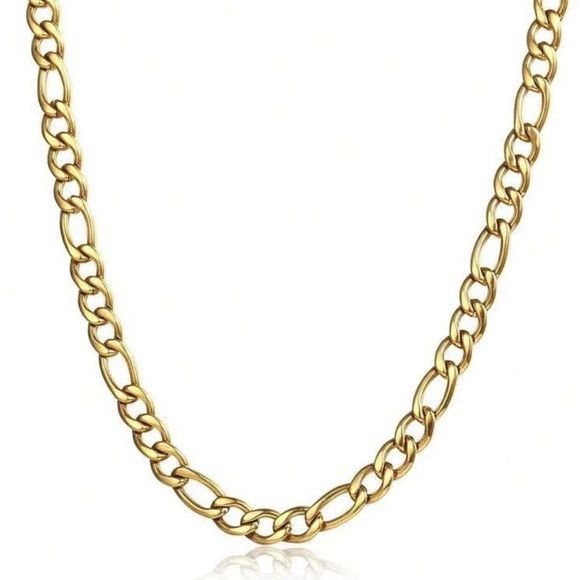 Other Men Gold Stainless Steel Chain Necklace Size ONE SIZE - 1 Thumbnail
