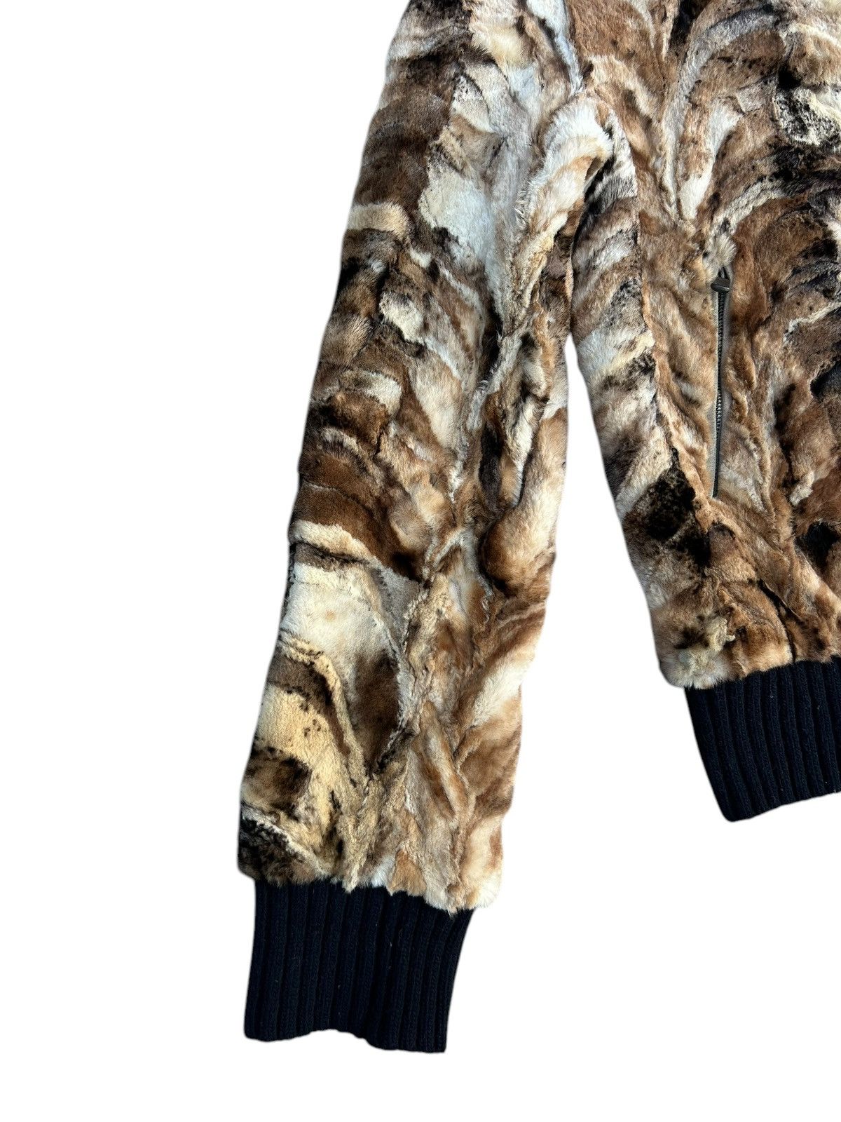 Costume National Archive Costume National Leather Fur Bomber Jacket Size US XS / EU 42 / 0 - 8 Thumbnail