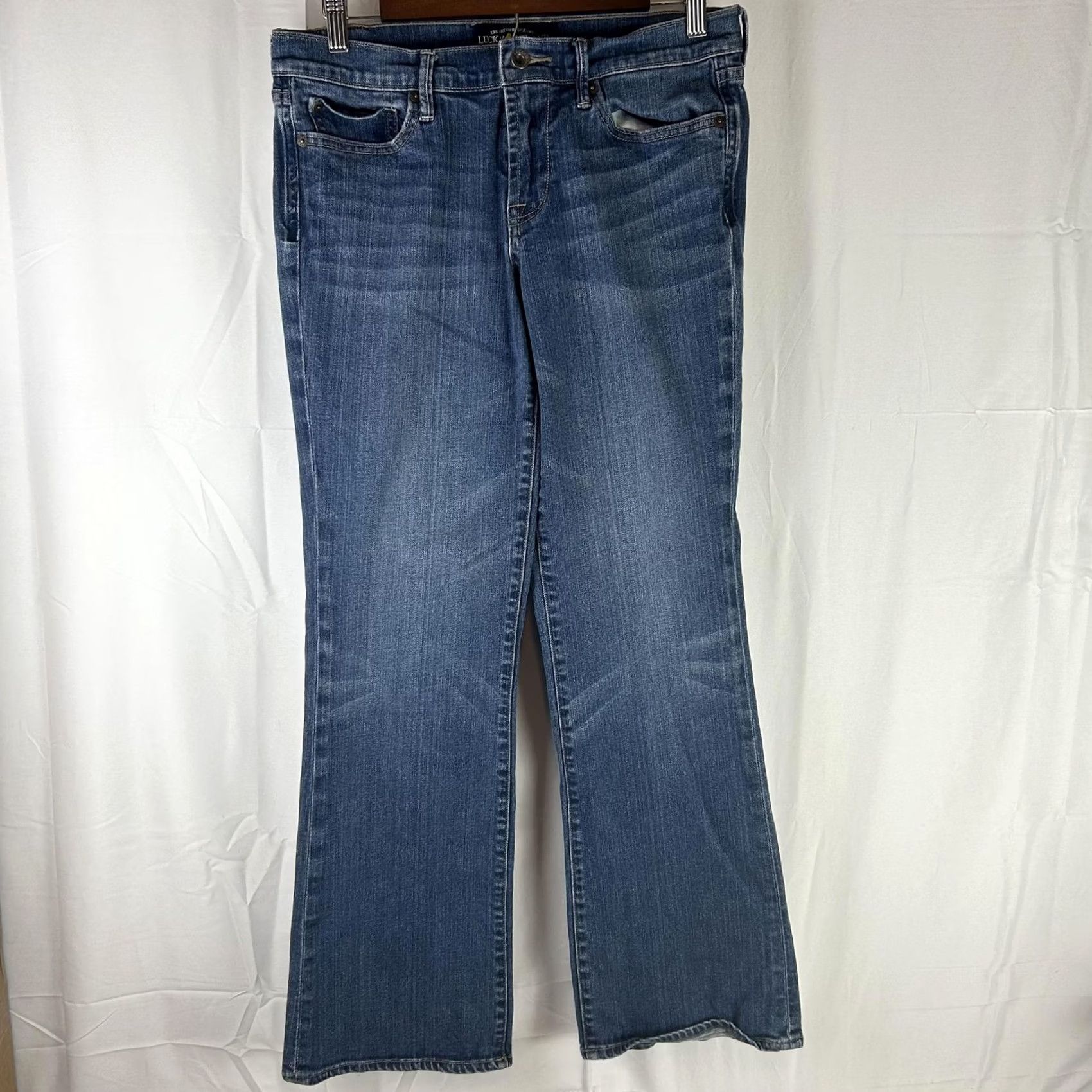 Lucky Brand Lucky Brand Jeans Womens 10 30 Blue Low Rise Sweet N Low Bootcut Denim Womens Jeans Bootcut Blue 5-Pocket Embroidered Logo Fall Mens? Womens Size 32" / US 10 / IT 46 - 2 Thumbnail