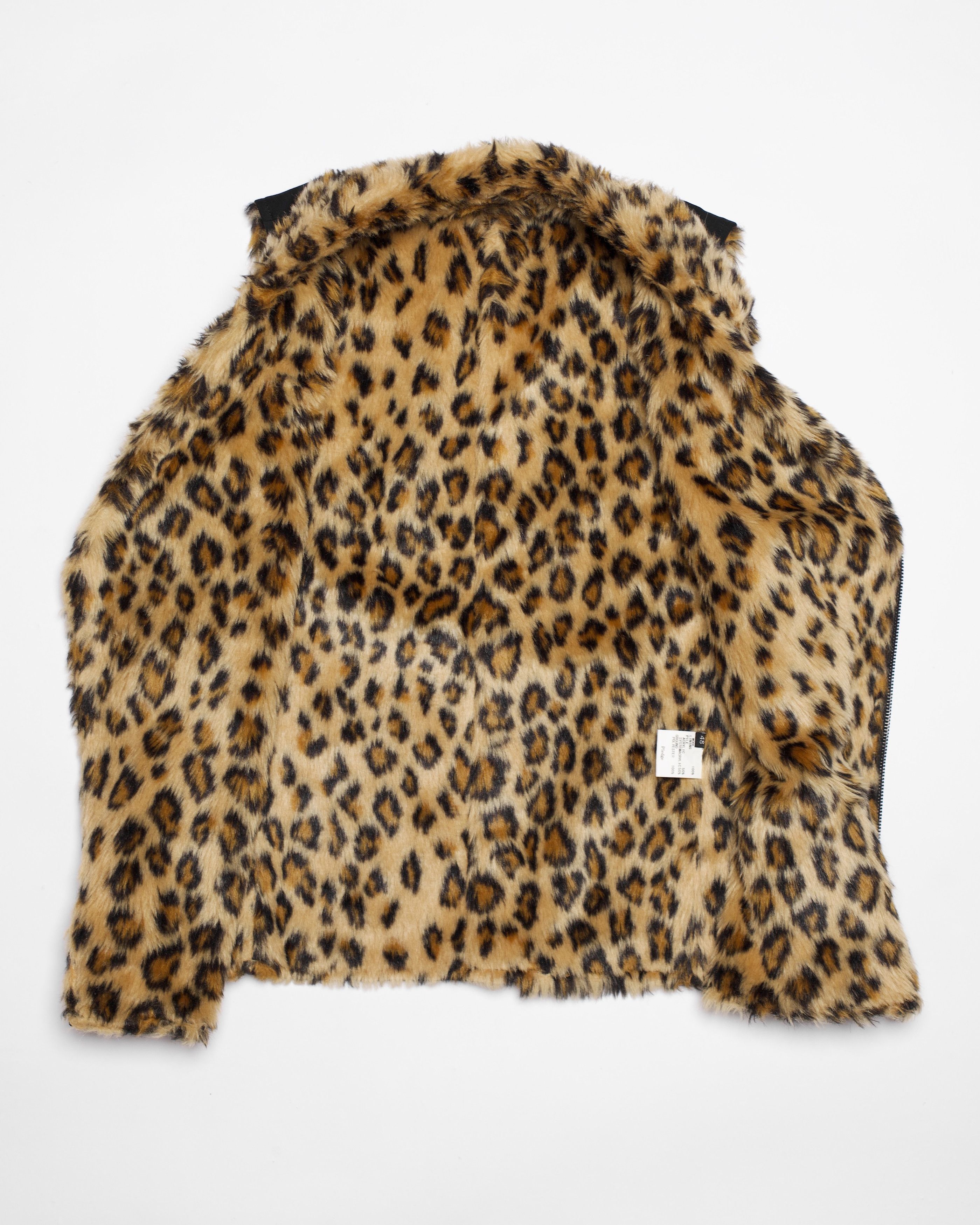 Pledge Pledge Leopard Print Boa Vest Size US M / EU 48-50 / 2 - 3 Thumbnail
