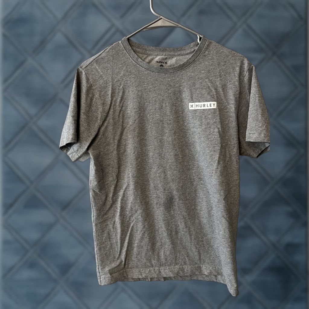 Hurley Hurley T-Shirt Men Short Sleeve Logo Tee Gray Small Crew Neck Cotton Graphic Regular Fit Vintage: No Size US S / EU 44-46 / 1 - 1 Thumbnail