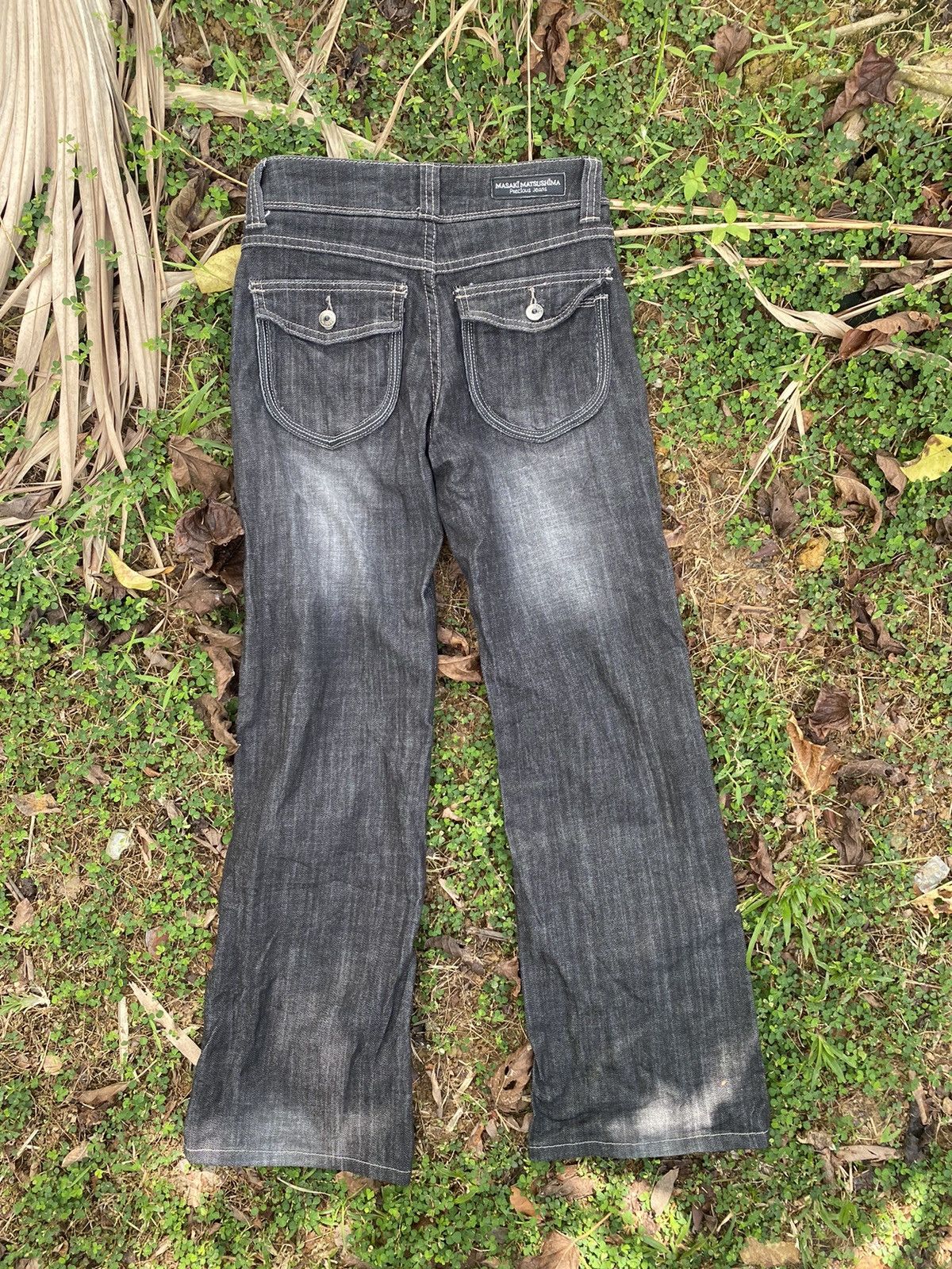 Japanese Brand black denim Size 24" / US 00 / IT 34 - 6 Thumbnail