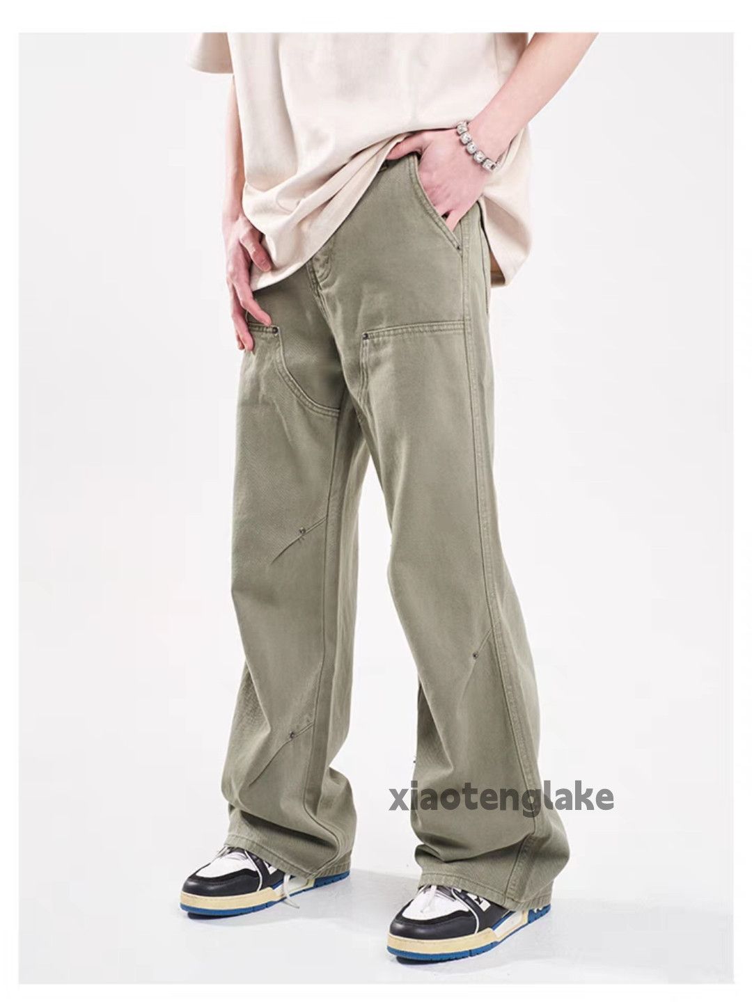 Designer × Vintage utility military outdoor loose baggy carpenter pants Size US 32 / EU 48 - 1 Thumbnail