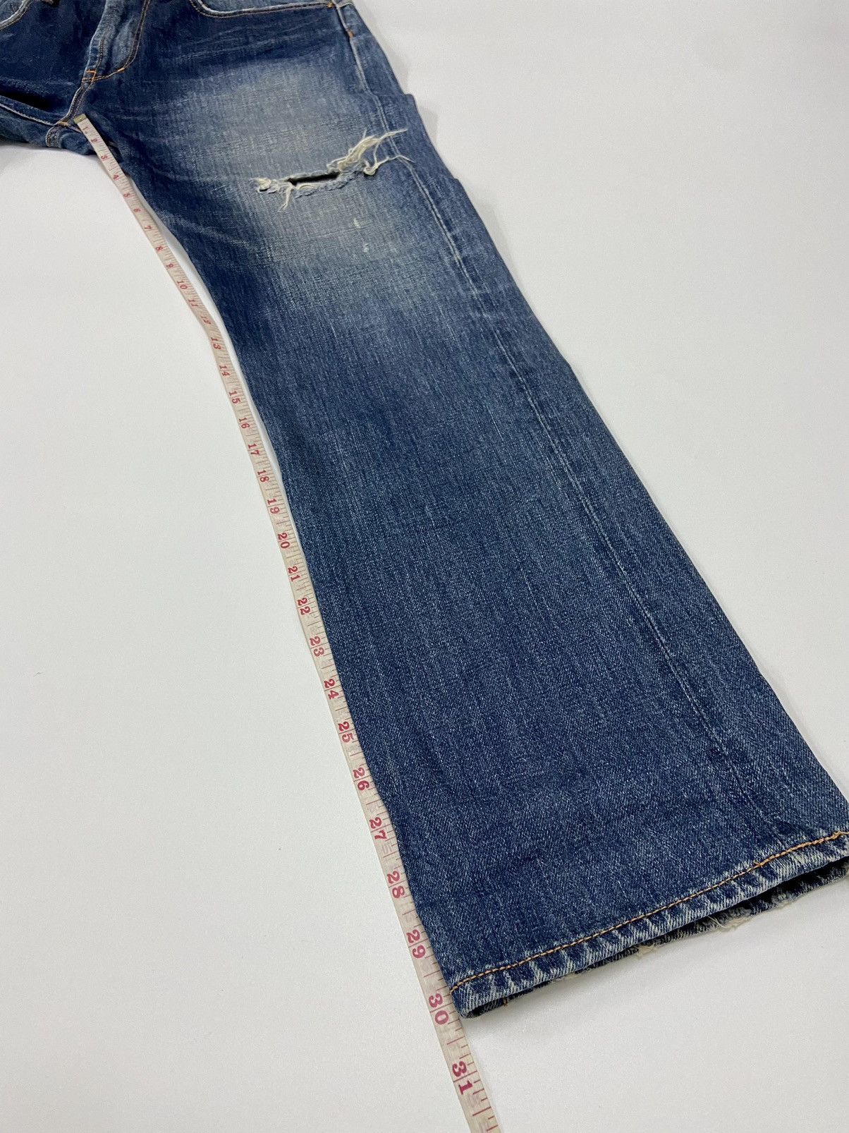 Japanese Brand × Nonnative NONNATIVE SELVEDGE DISTRESSED JEANS Size US 33 - 10 Thumbnail