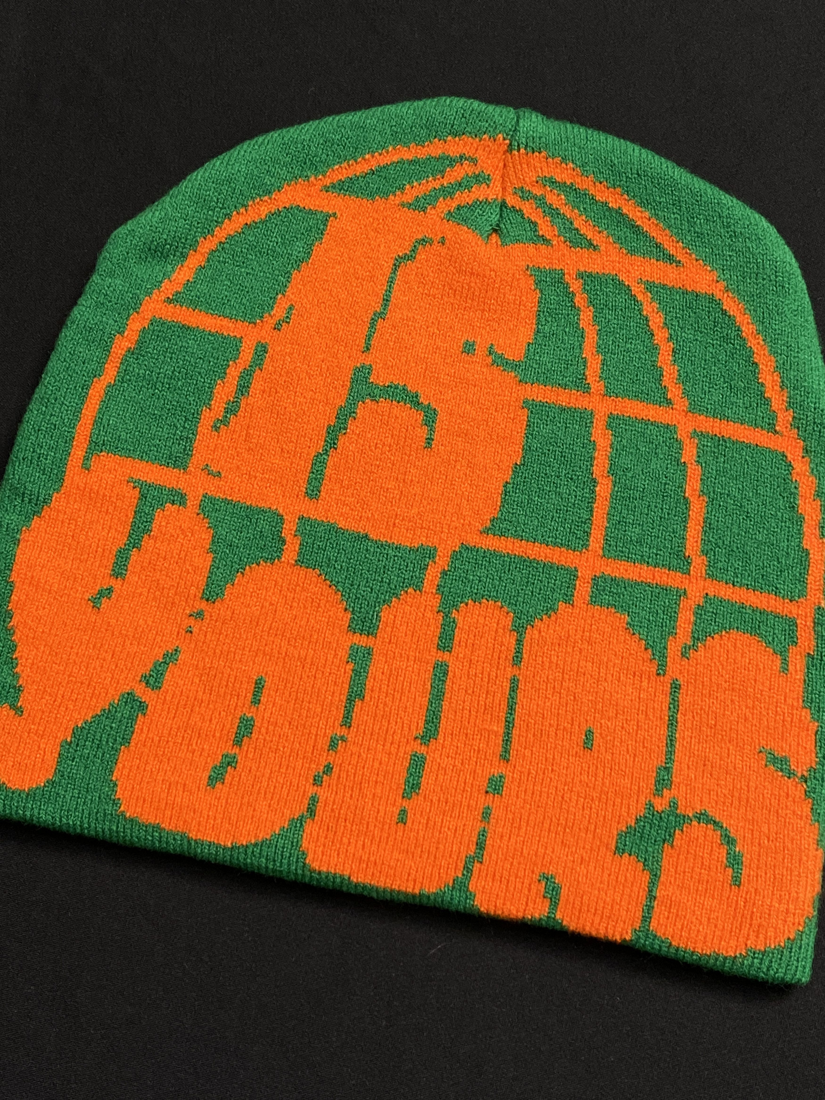Japanese Brand Deadstock The World is Yours No Cuff Knit Black Beanie OS Size ONE SIZE - 4 Thumbnail