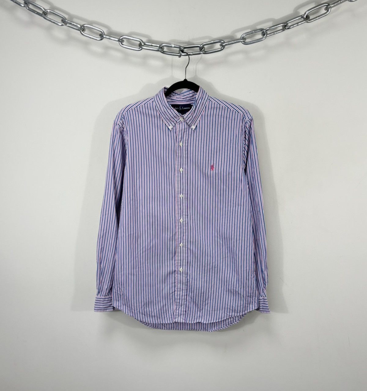Ralph Lauren Ralph Lauren Vintage Striped Button Down Long Sleeve Shirt Size US L / EU 52-54 / 3 - 1 Thumbnail
