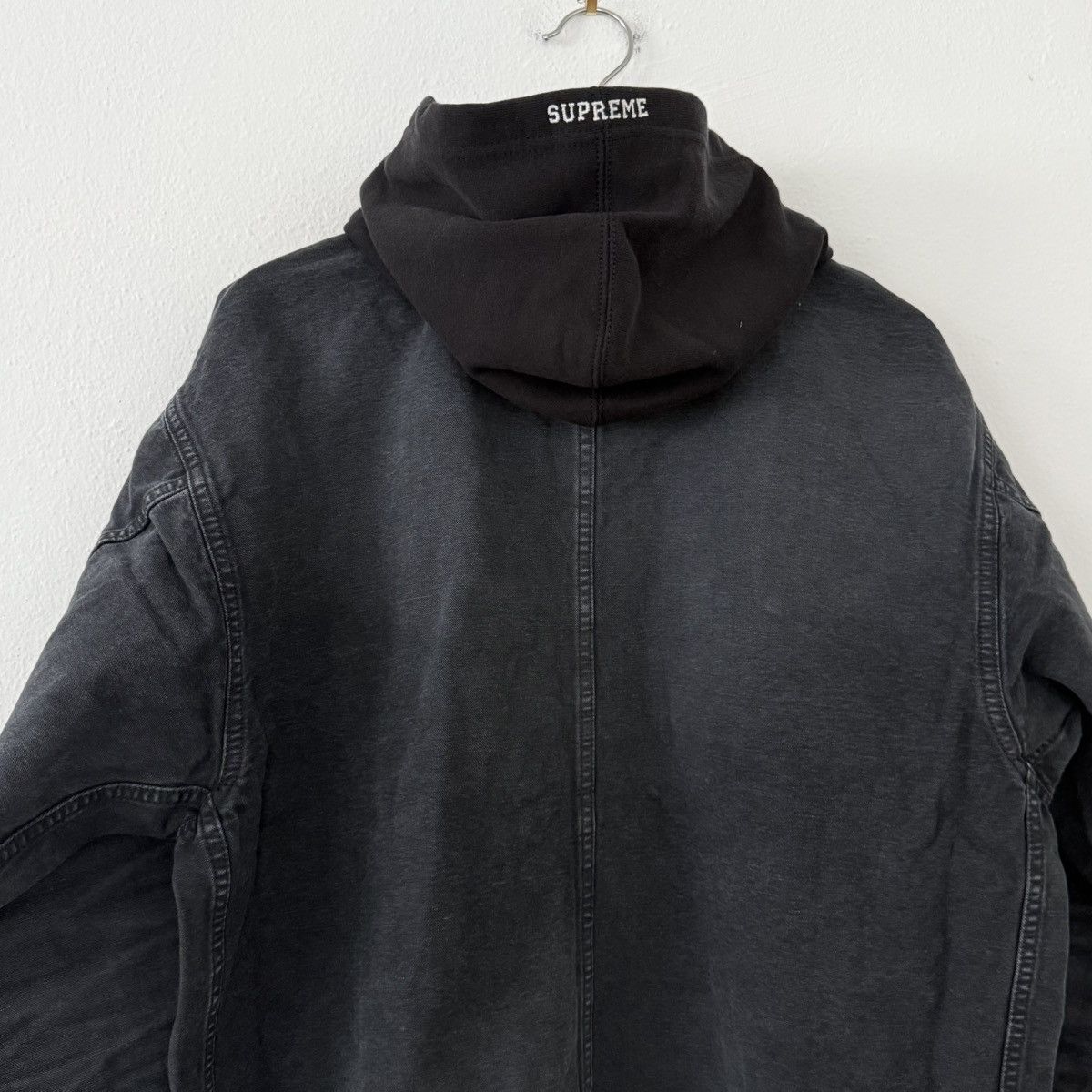 Supreme Supreme Worn Hooded Denim Chore Size US M / EU 48-50 / 2 - 3 Thumbnail