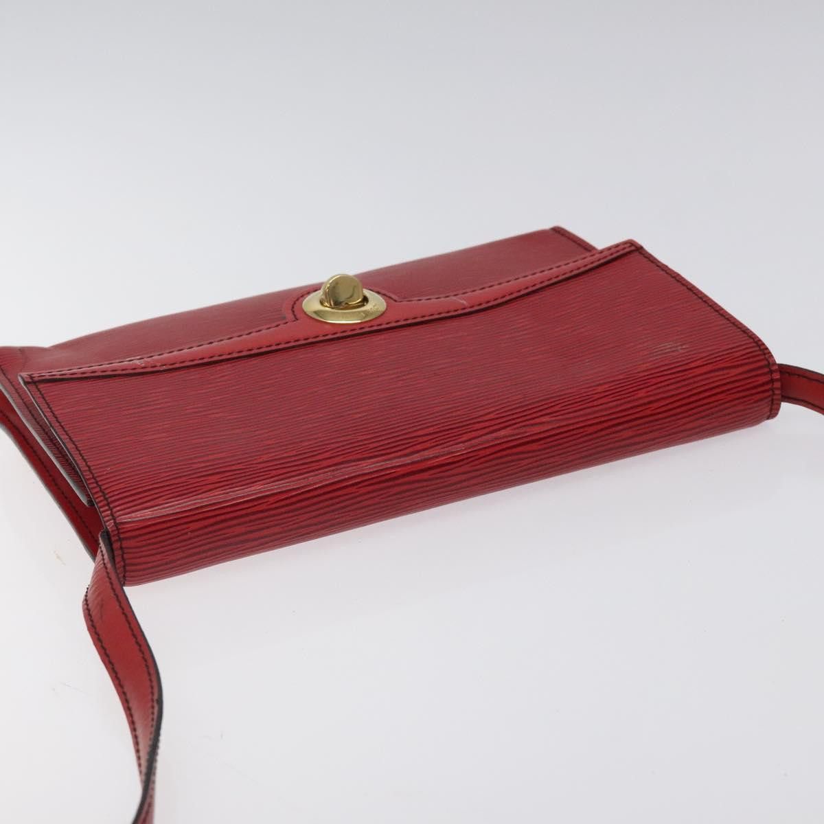 Louis Vuitton LOUIS VUITTON Epi Pochette Arche Shoulder Bag Red M52577 Size ONE SIZE - 6 Thumbnail
