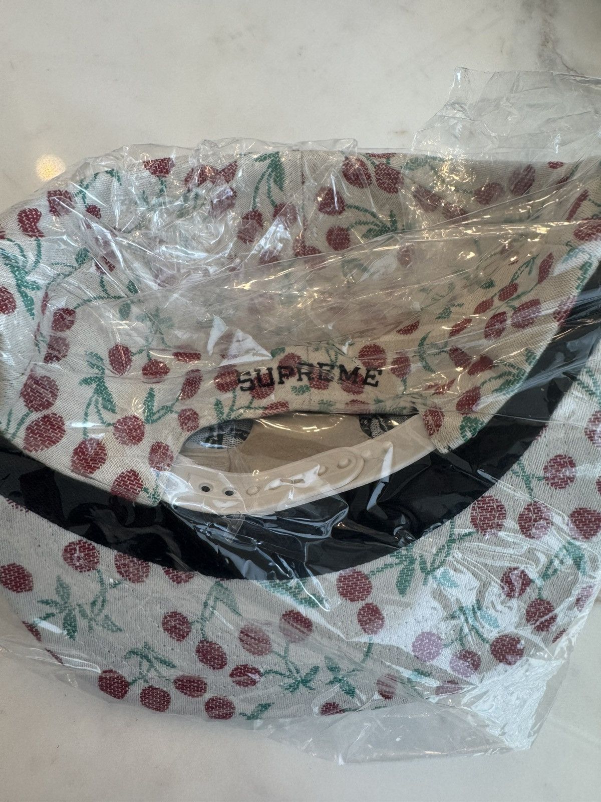 Supreme Supreme Cherries 5 Panel Cap White Size ONE SIZE - 7 Thumbnail