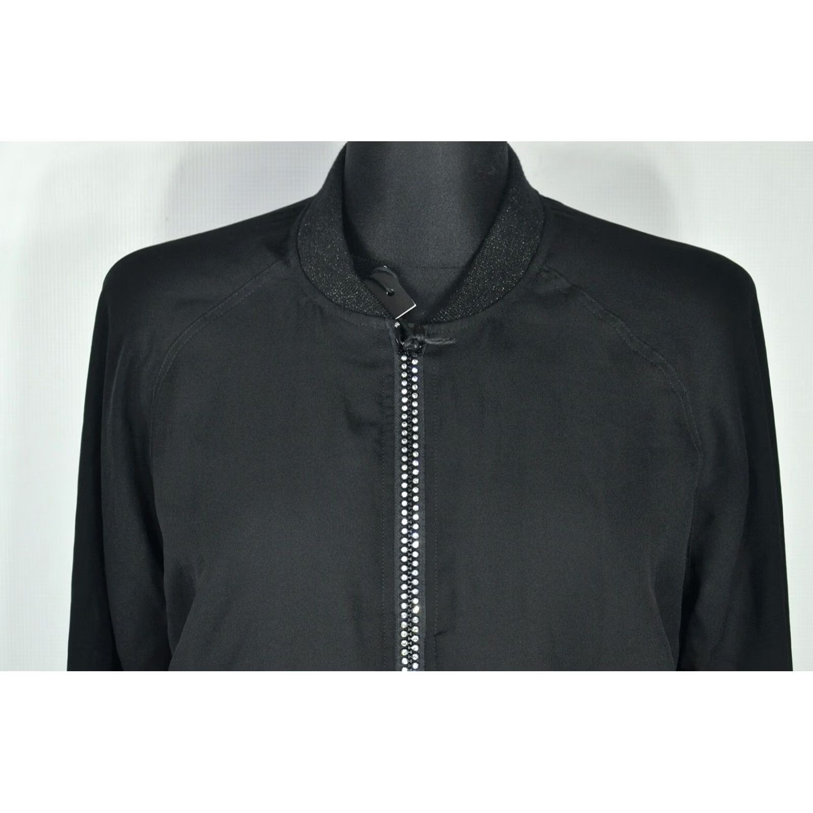 Diesel Diesel G-ABSOL-L Jacket Women M Black Polyester Zip Bomber Casual Size M / US 6-8 / IT 42-44 - 4 Thumbnail