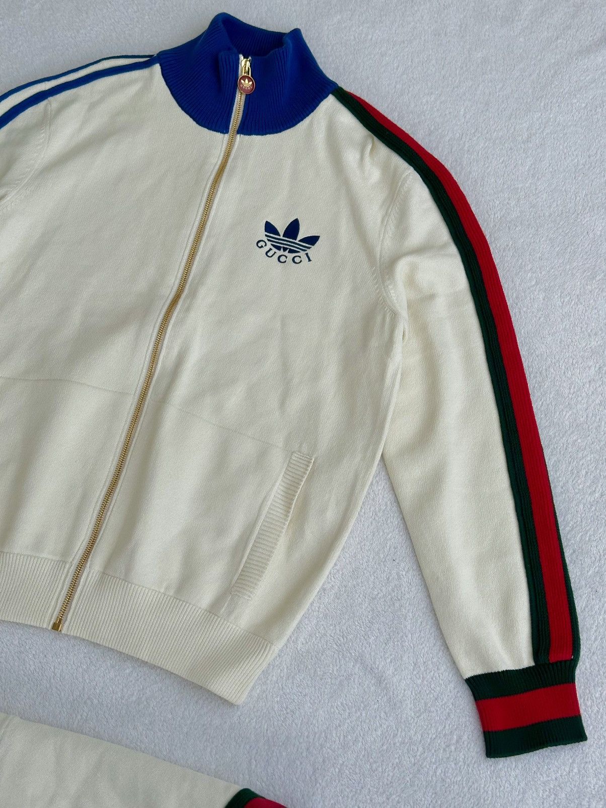 Adidas × Gucci Adidas x Gucci Knit Tracksuit Set - Ivory (Size S), BNWT Size US S / EU 44-46 / 1 - 12 Thumbnail