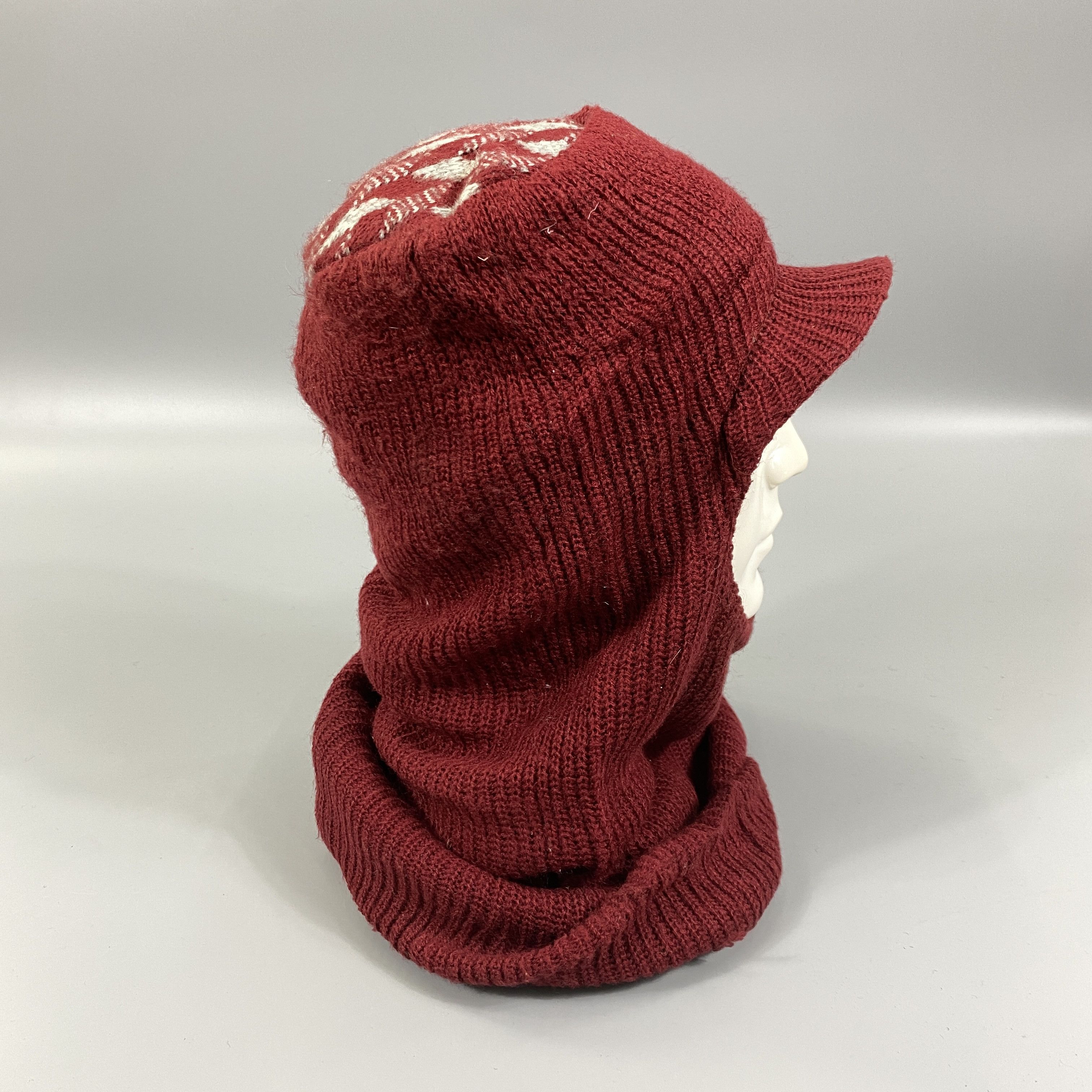 Japanese Brand Ski Mask Snow Cap Hat With Brim -BN1037 Size ONE SIZE - 4 Thumbnail